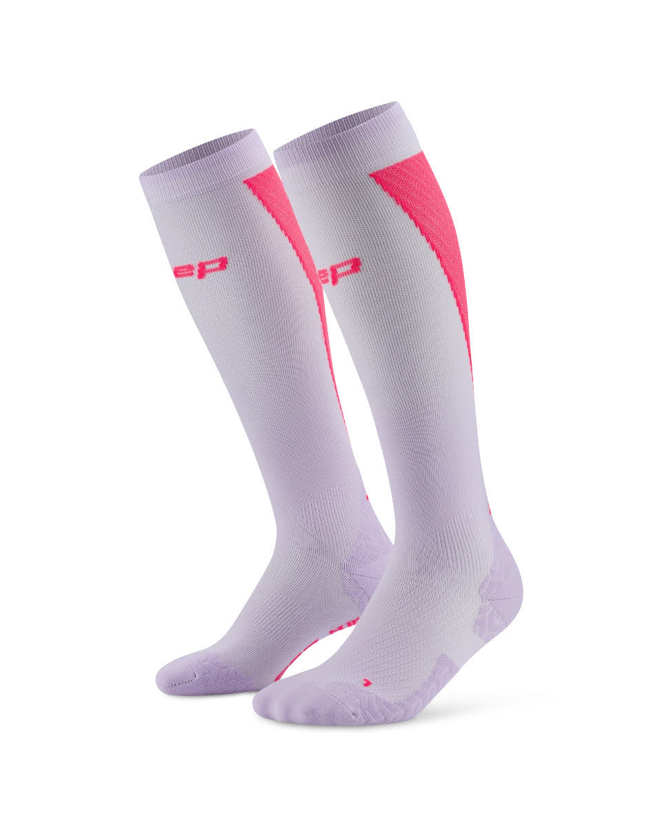 CEP Run Ultralight Socks Tall 4.0 Damen Laufsocken Kompressionssocken lilac/pink