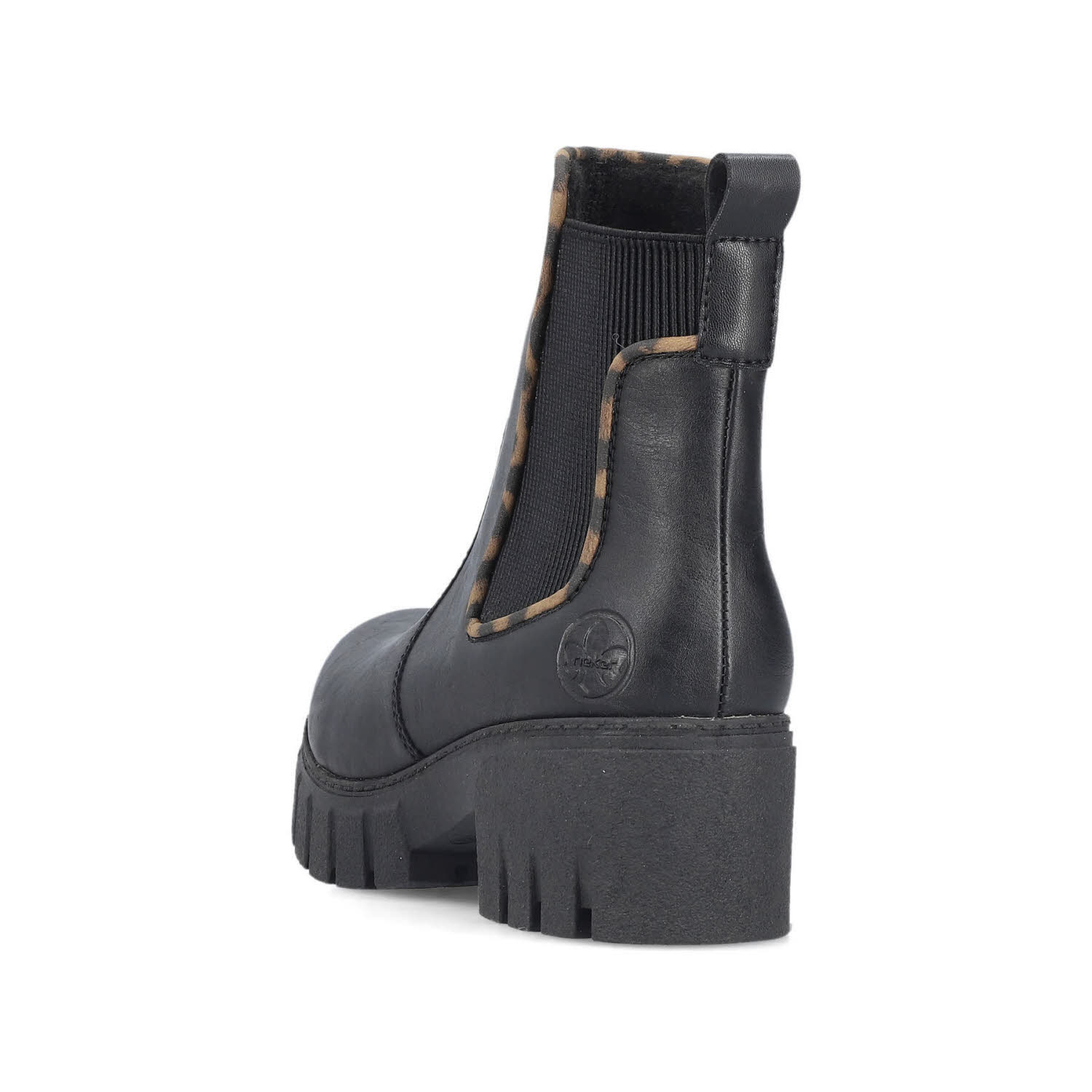Rieker HWK Damen Stiefel Damen Modestiefel Chelsea Boots schwarz