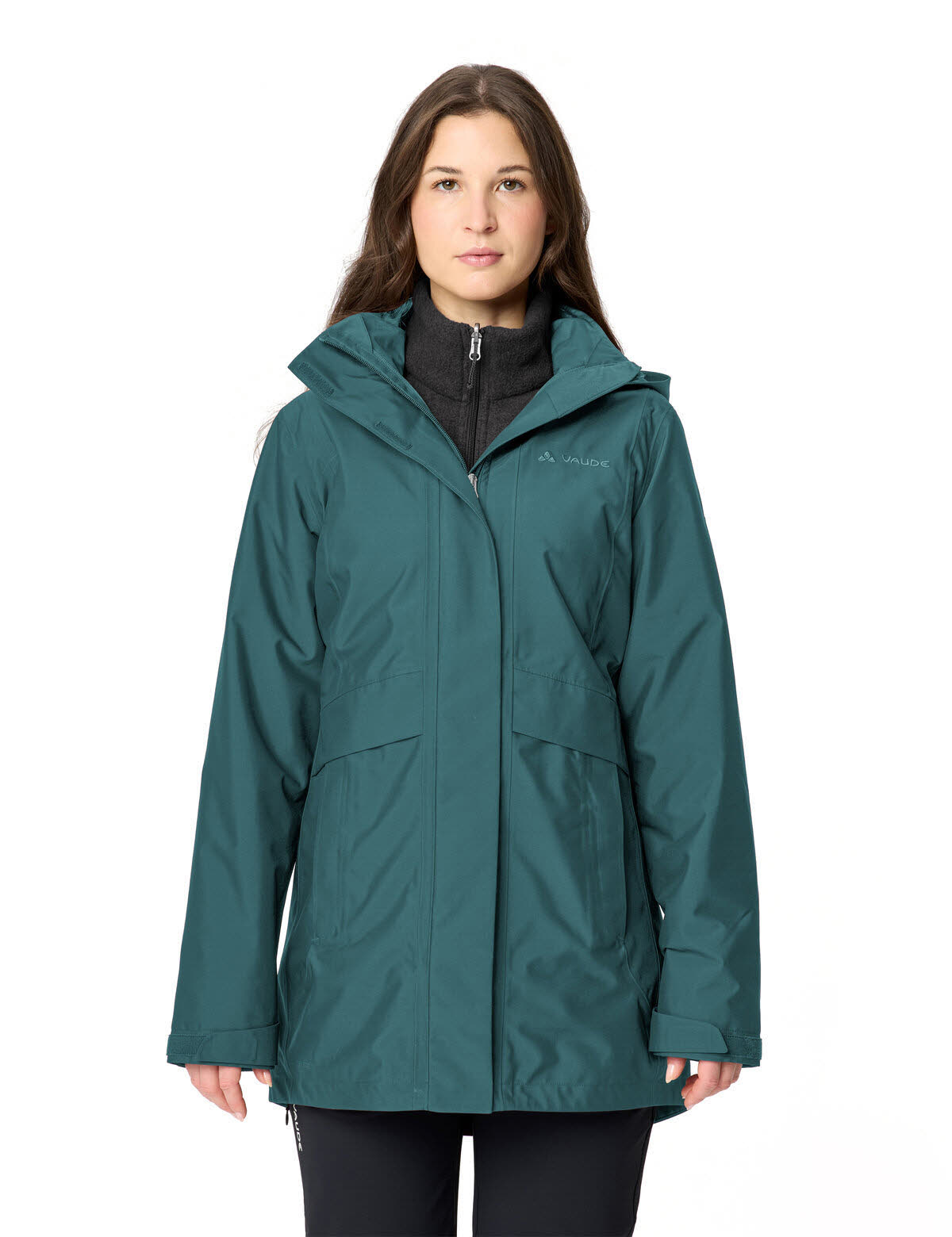 Vaude Idris IV Damen Kombijacke Winterjacke dark fjord green