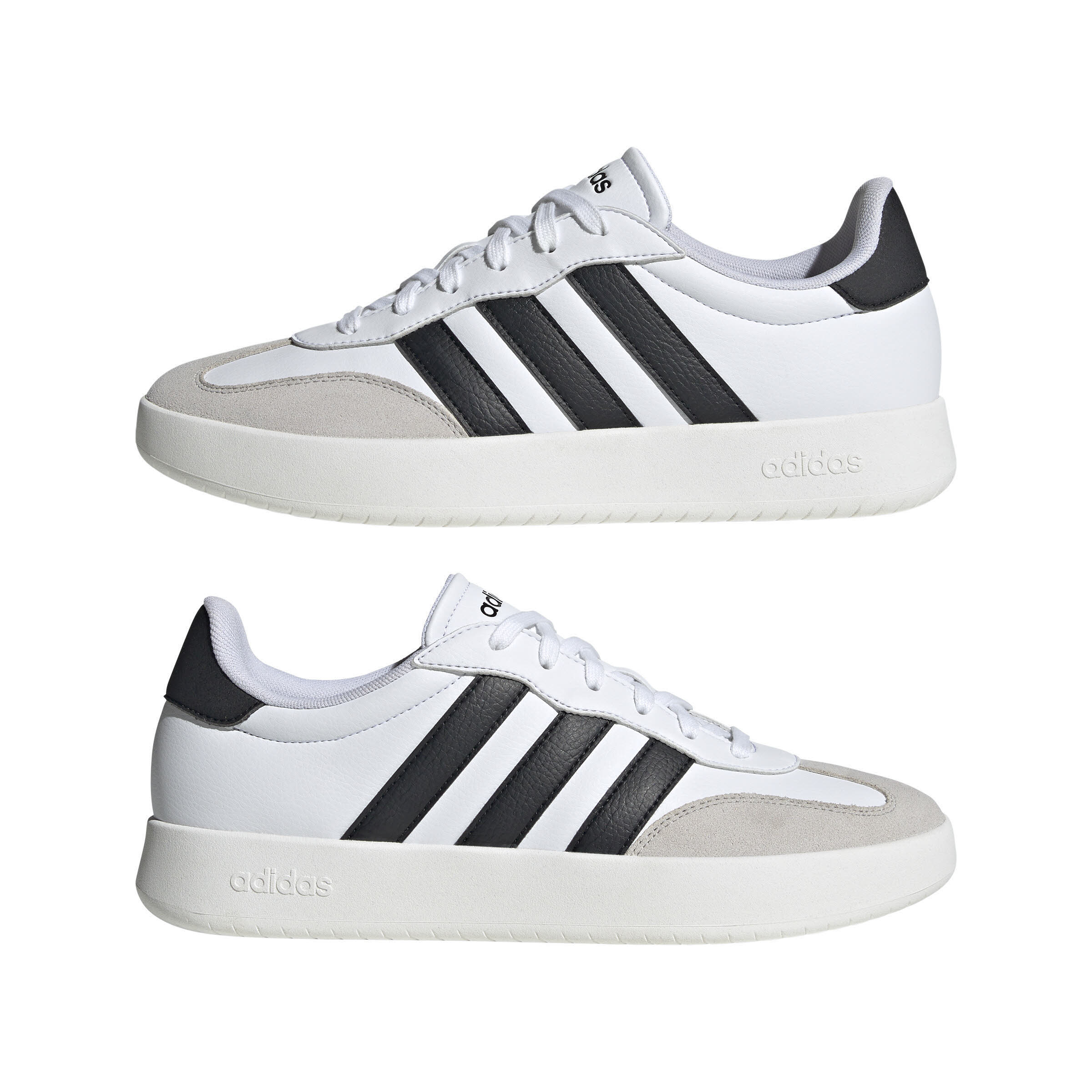 adidas BARREDA Herren Sneaker Freizeitschuhe weiß/schwarz
