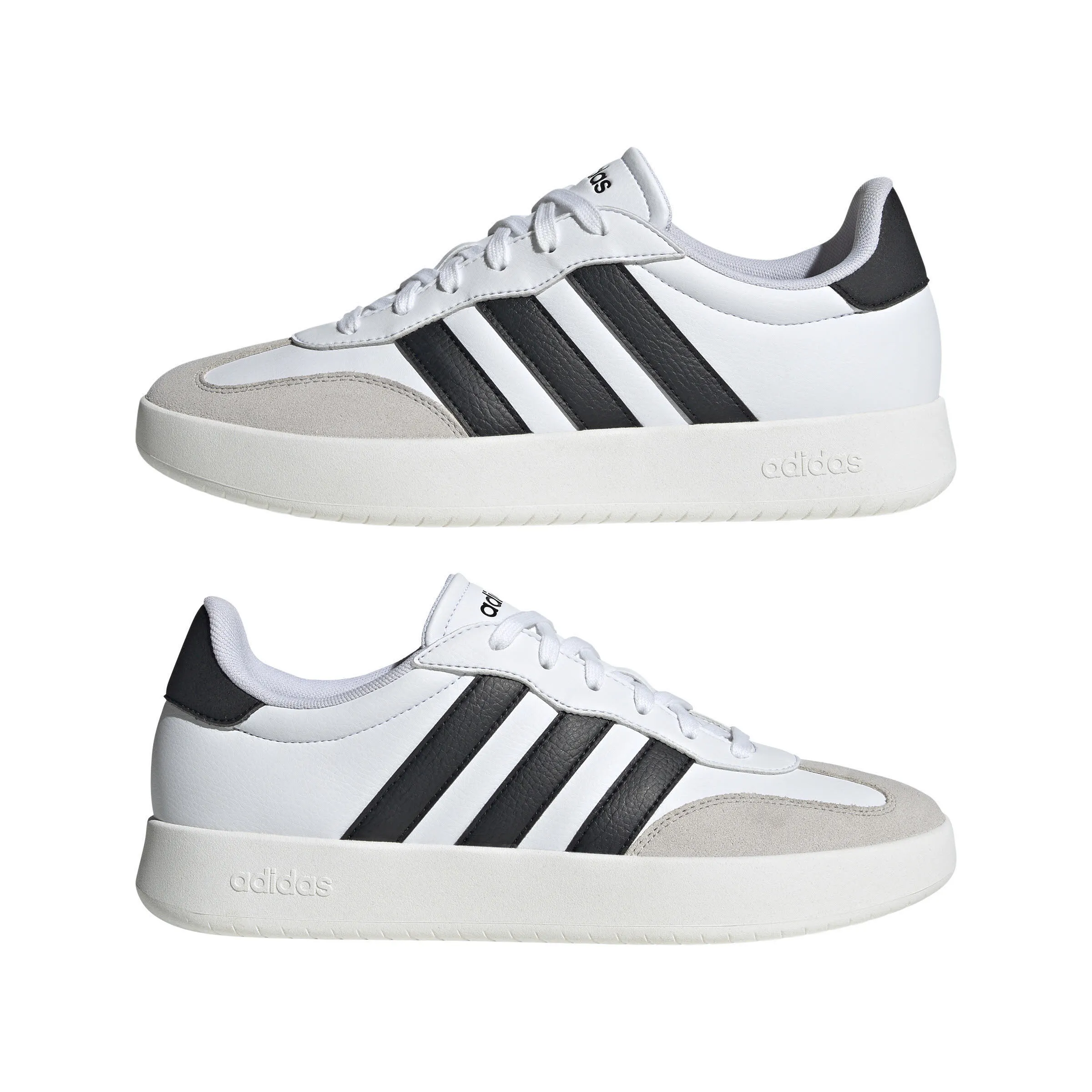 adidas BARREDA Herren Sneaker Freizeitschuhe weiß/schwarz