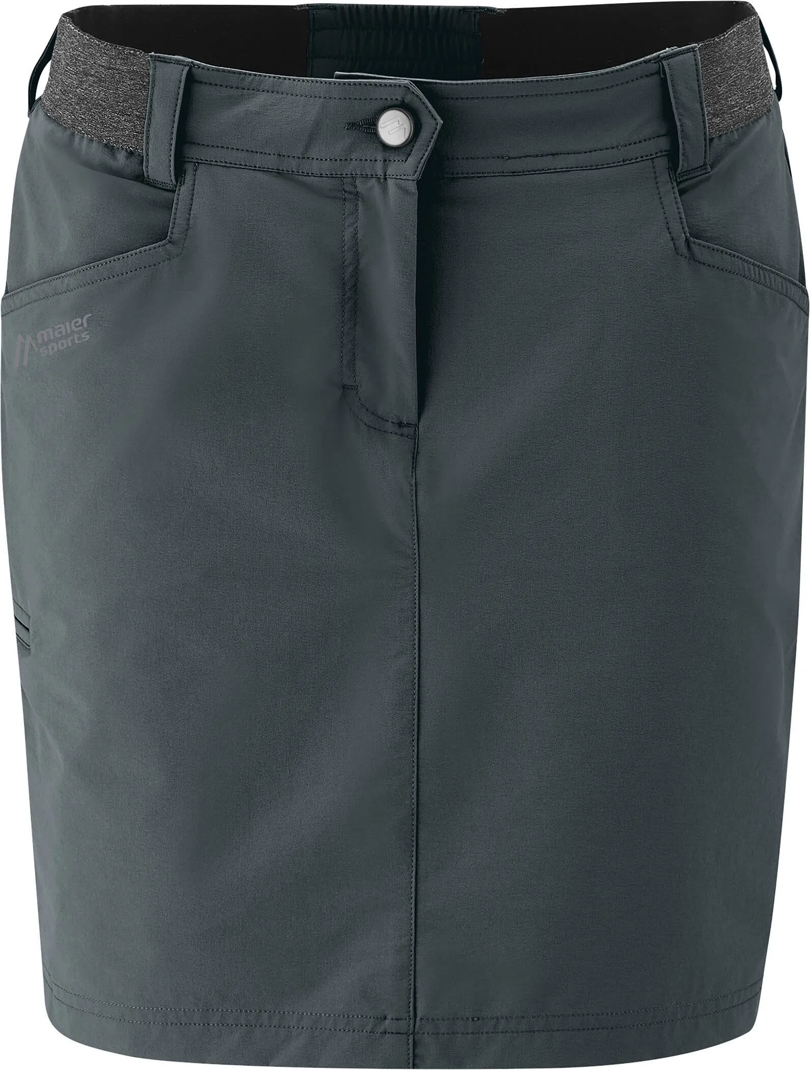 Maier Sports Norit SkortIn Damen Rock Wanderrock Outdoorrock grau