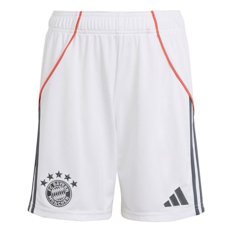 adidas FC Bayern München 25/26 Kinder Auswärtsshorts weiß