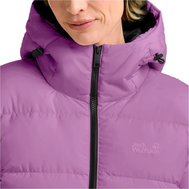 Jack Wolfskin FROZEN PALACE COA RDS Damen Daunenmantel vivid orchid