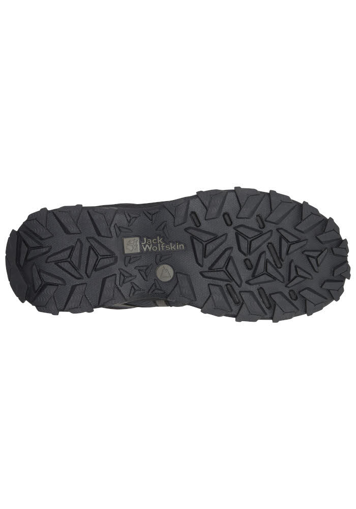 Jack Wolfskin WILD HIKE TEXAPORE MID Kinder Wanderschuhe Trekkingschuhe schwarz