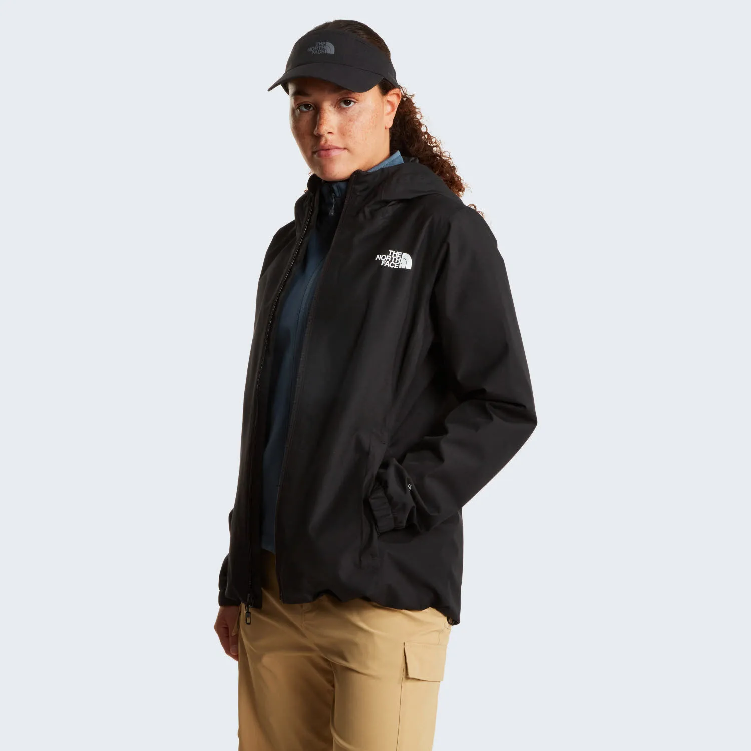 The North Face QUEST MONO JACKET Damen Windjacke Wanderjacke schwarz