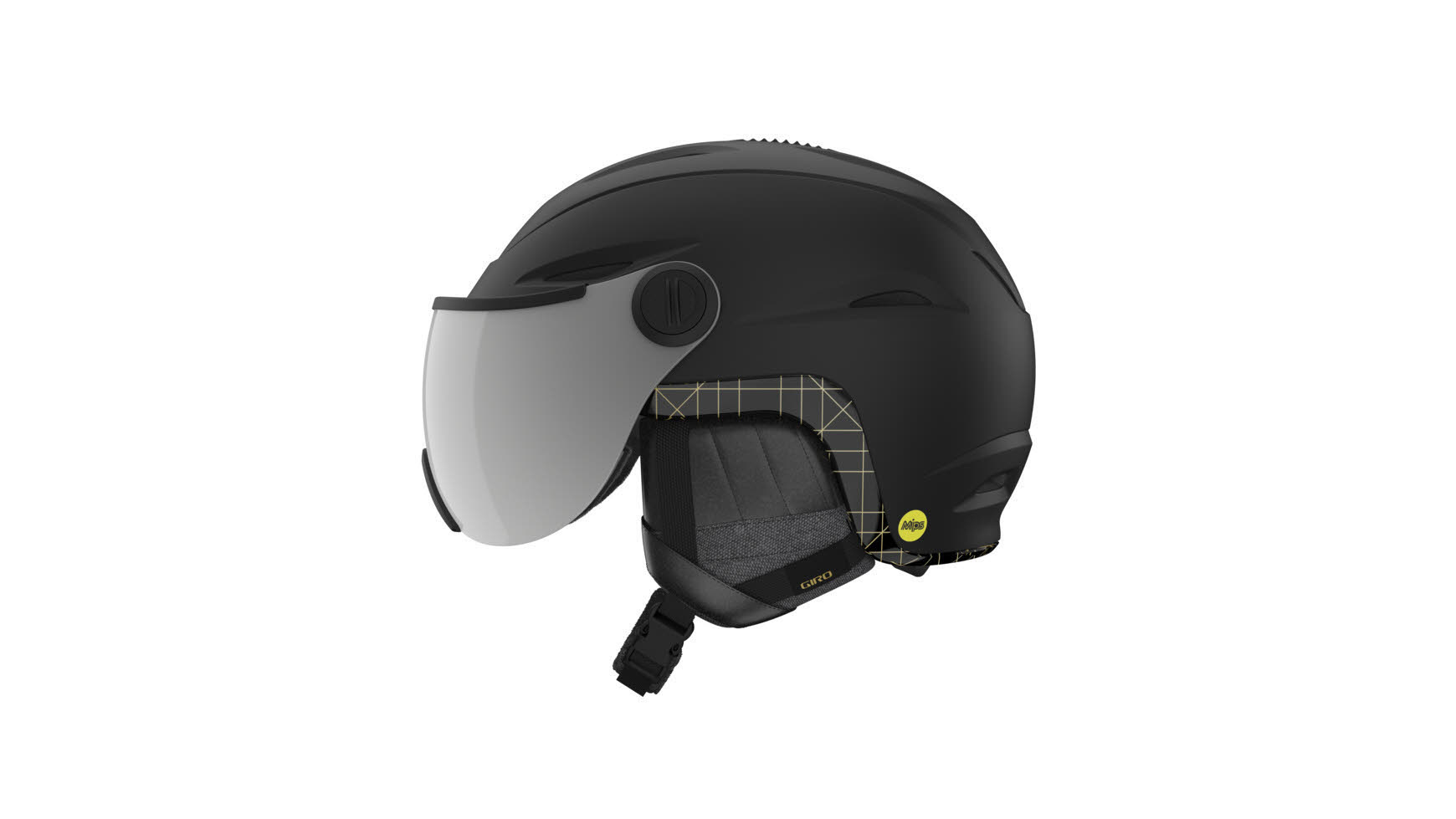 Giro Snow Essence Mips Damen  Skihelm integriertes Visir schwarz