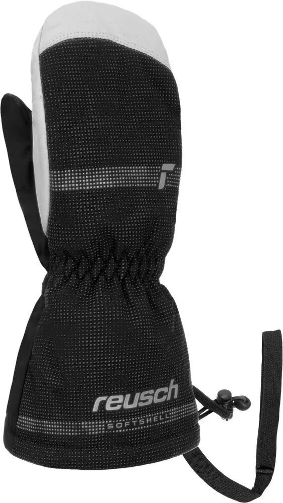 Reusch Maxi R-TEX® XT Mitten Kinder Skihandschuhe Fäustlinge schwarz/grau