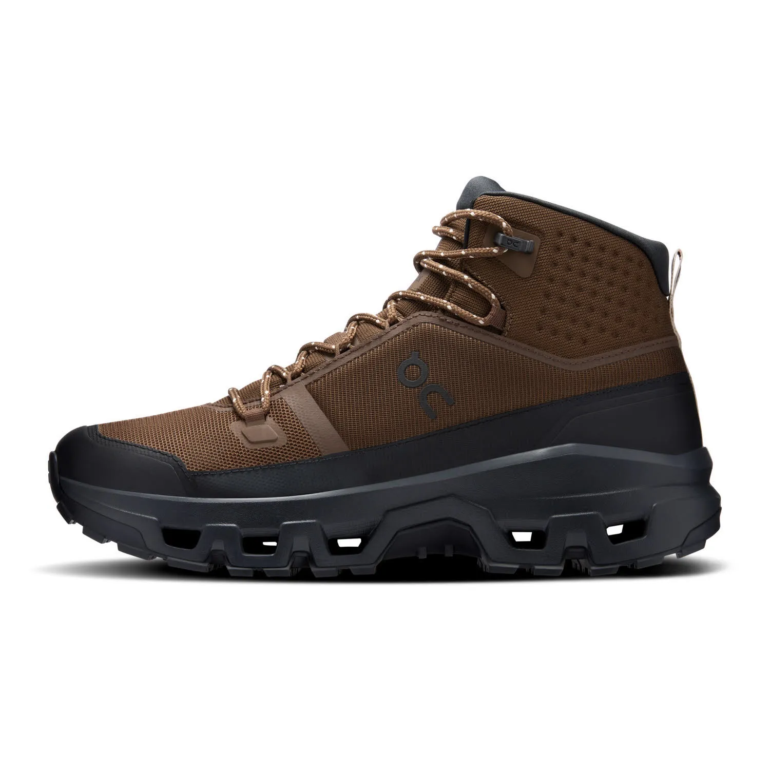 ON CLOUDROCK MID WP Herren Wanderschuhe Trekkingschuhe Mid earth/black