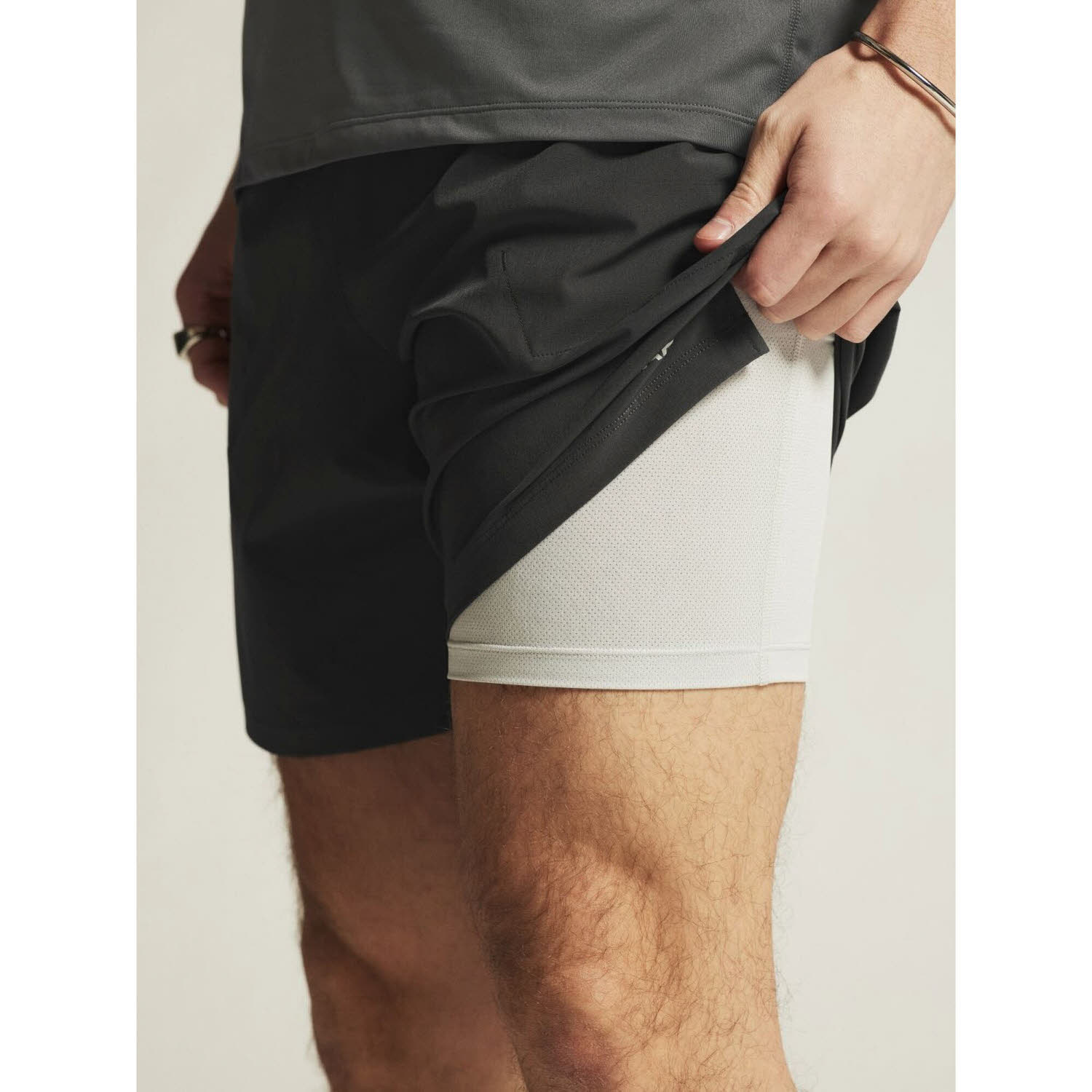 CRAFT Running Short Laufshort Herren 2-in-1 Short schwarz