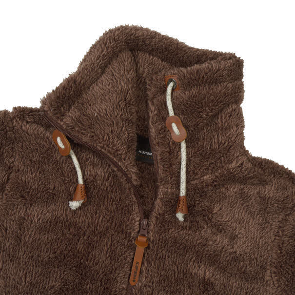 ICEPEAK DA ICEPEAK COLONY Fleecejacke Damen chocolate brown