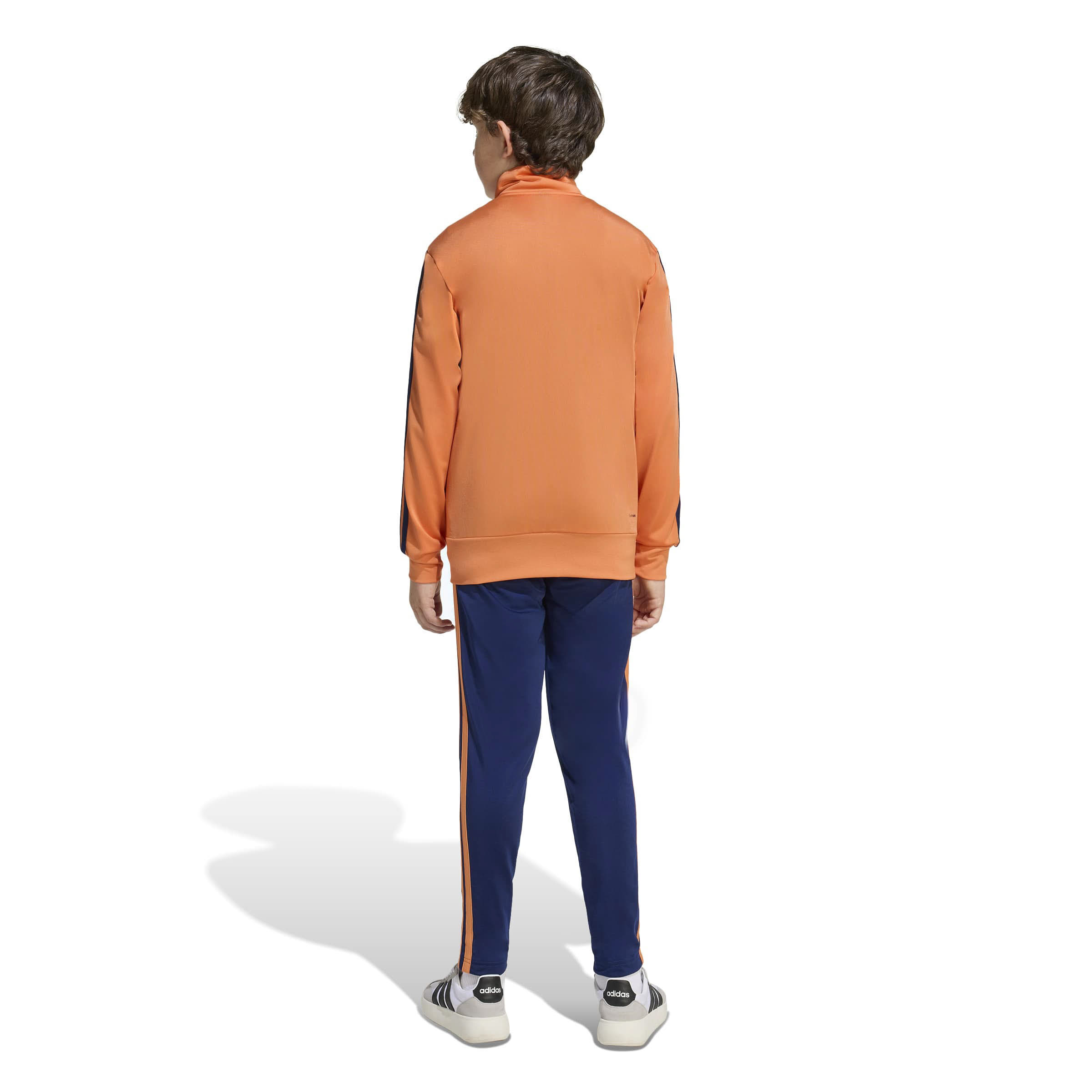 adidas Essentials Climacool Kinder Trainingsanzug - Orange/Dunkelblau