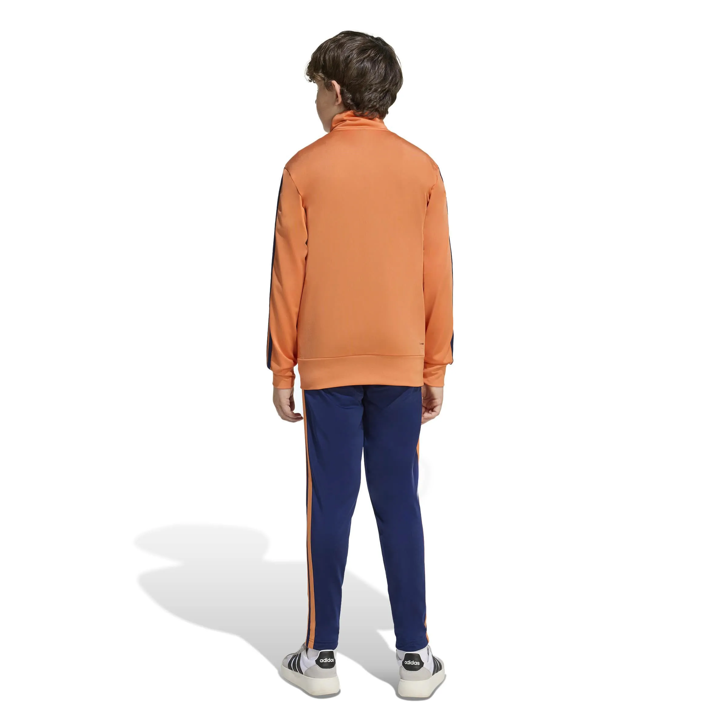 adidas Essentials Climacool Kinder Trainingsanzug - Orange/Dunkelblau