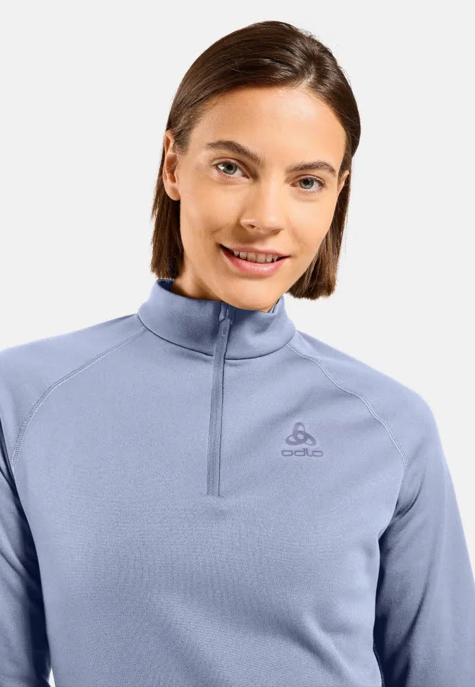 Odlo MIDLAYER BESSO Damen Skirolli Funktionsshirt blau