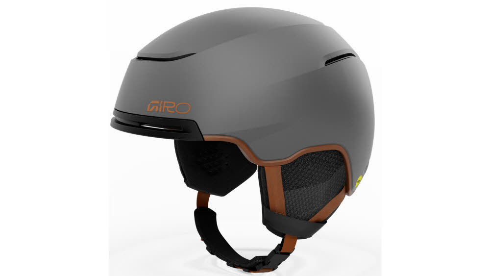 Giro Jackson Mips Unisex Skihelm Snowboardhelm matte metallic coal/tan