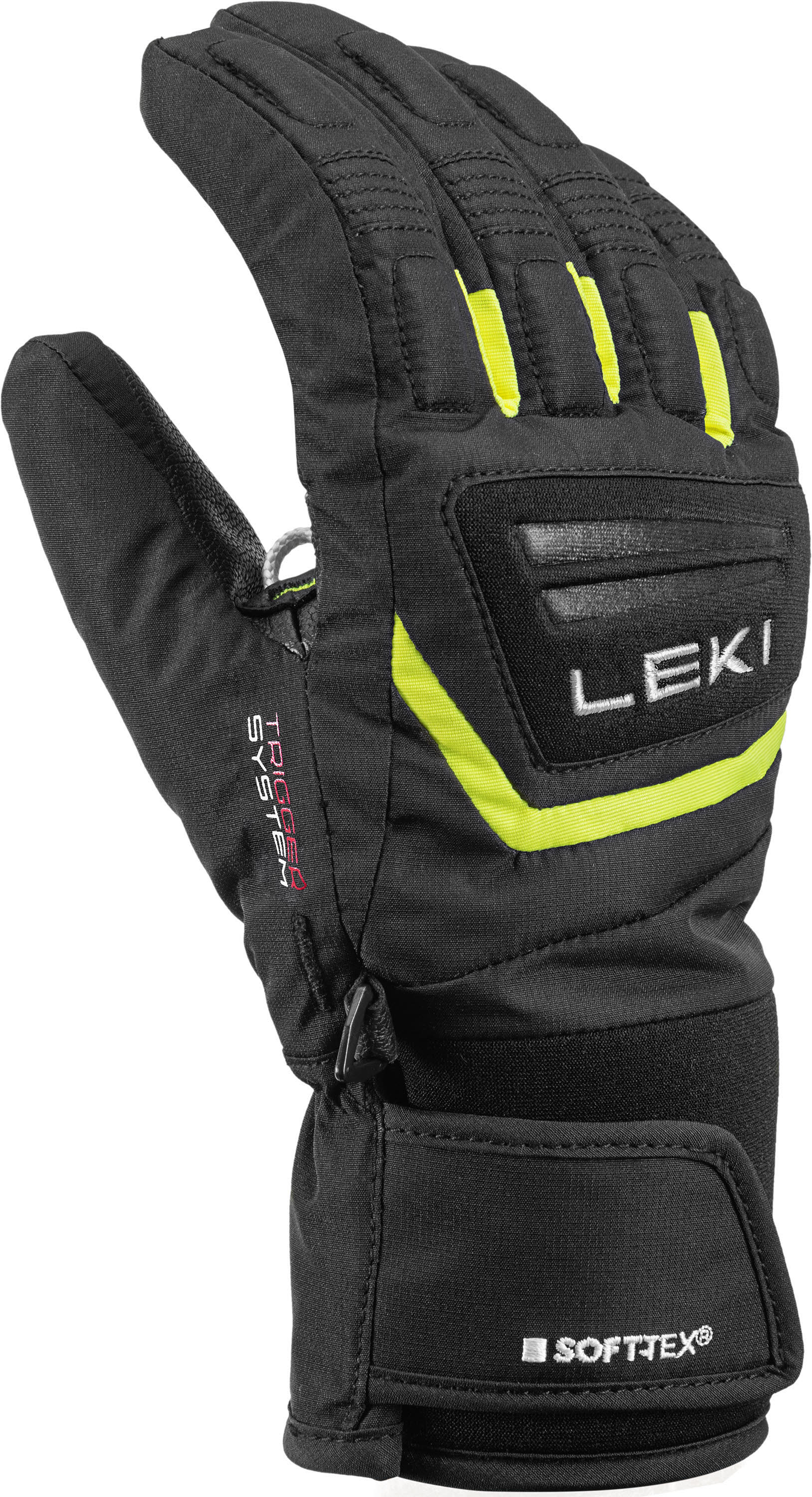 Leki Griffin 3D Junior Kinder Handschuhe Fingerhandschuhe schwarz
