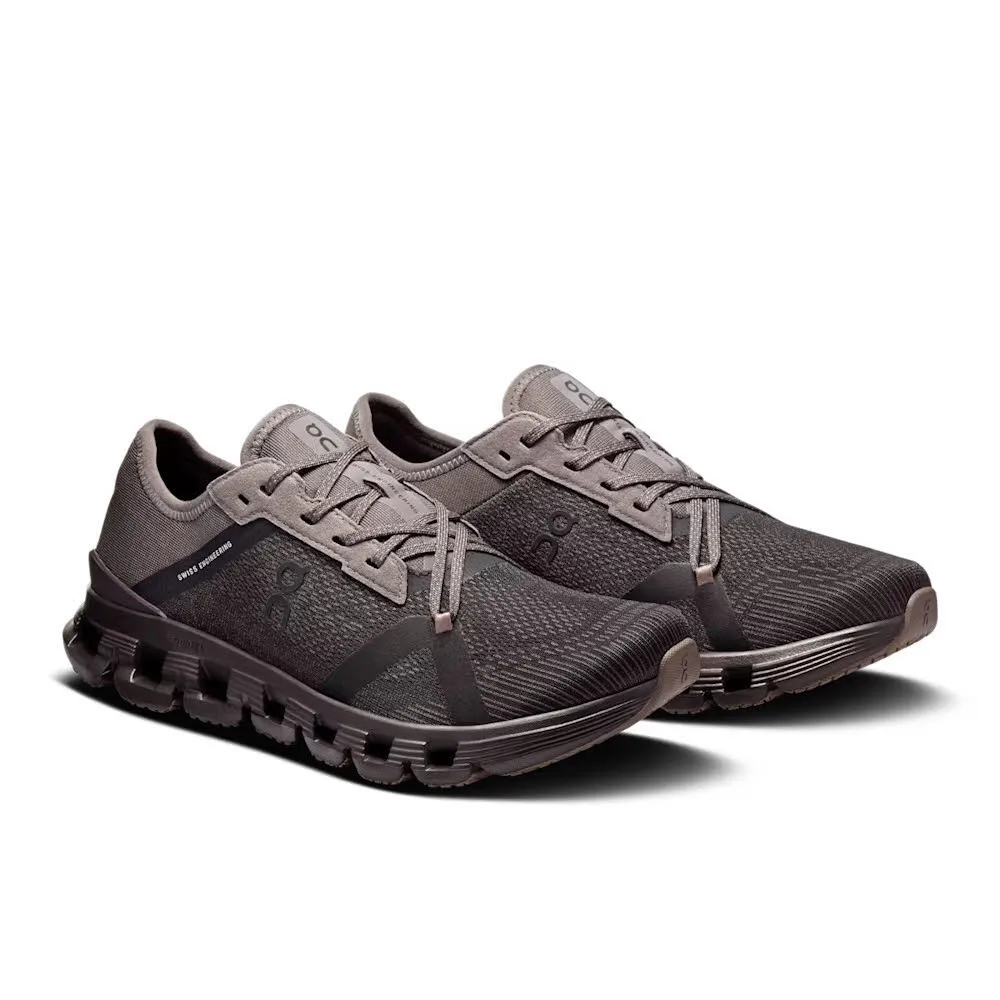 ON Cloud X 4 AD Damen Joggingschuhe Freizeitschuhe braun