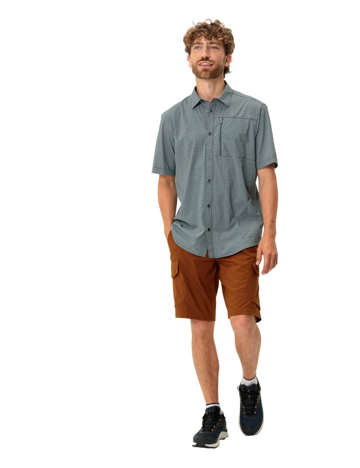 Vaude Men's Seiland Shirt IV Hemd Kurzarm Herren grau