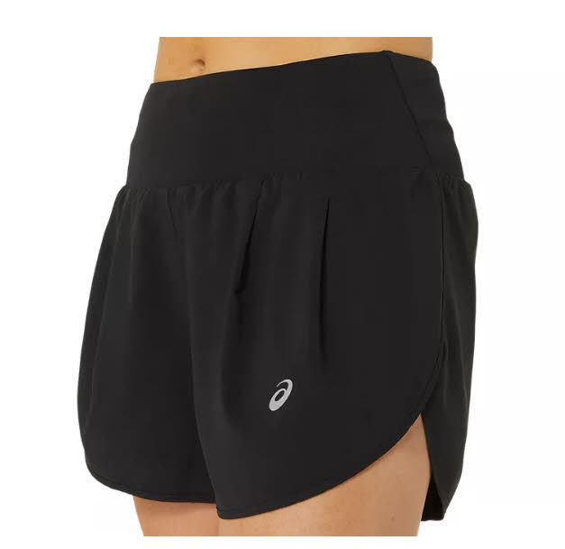 ASICS ROAD 3.5IN SHORT Laufshort Trainingsshort Damen schwarz