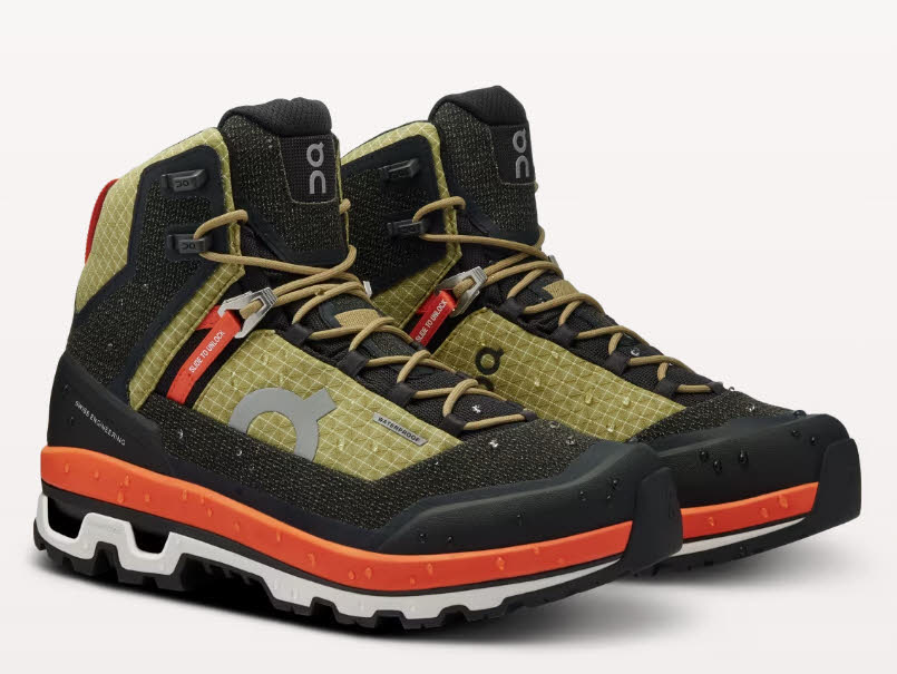 ON Cloudalpine Waterproof Damen Wanderschuhe Trekkingschuhe beige