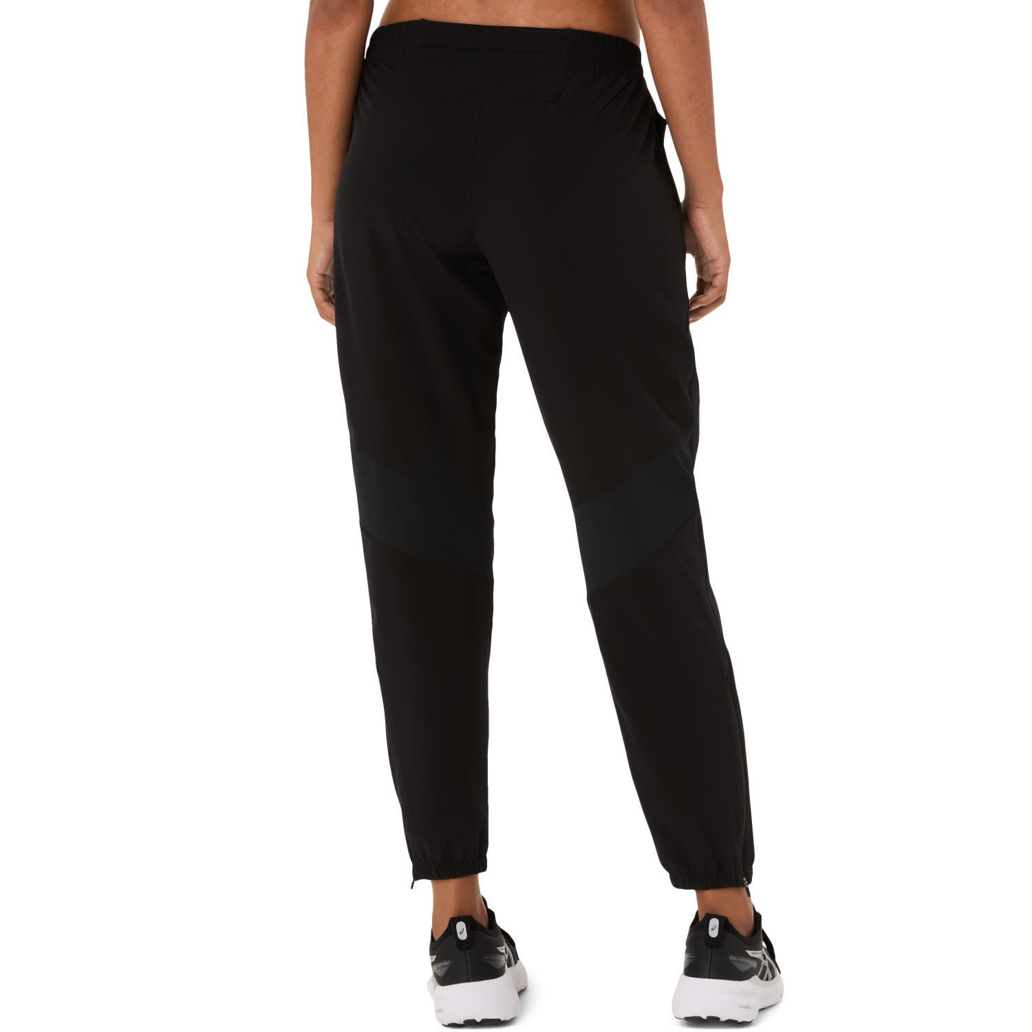 Asics CORE WOVEN PANT Damen Laufhose Runningtights schwarz