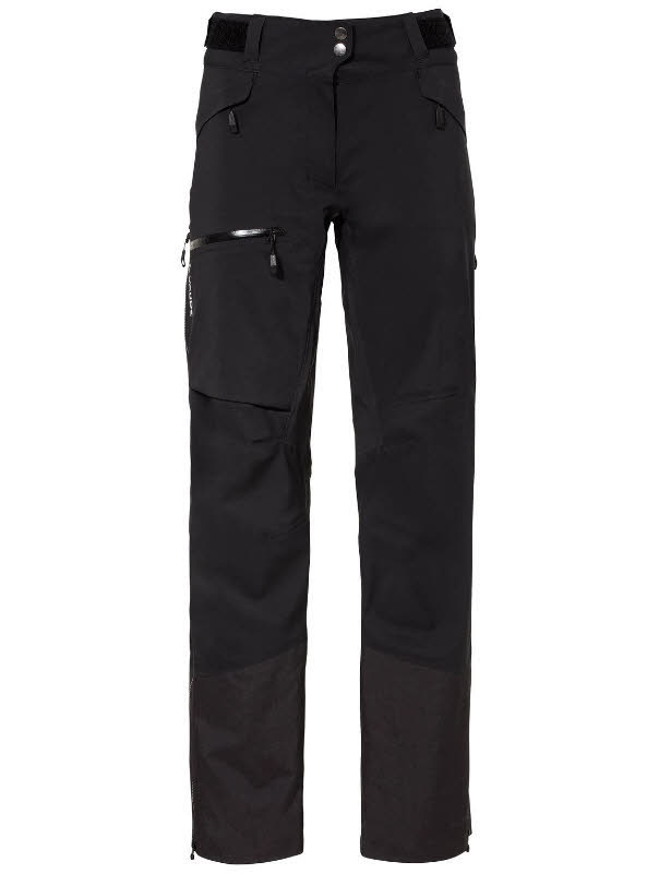Vaude Monviso 3-Lagen Skitourenhose Trekkinghose Damen schwarz