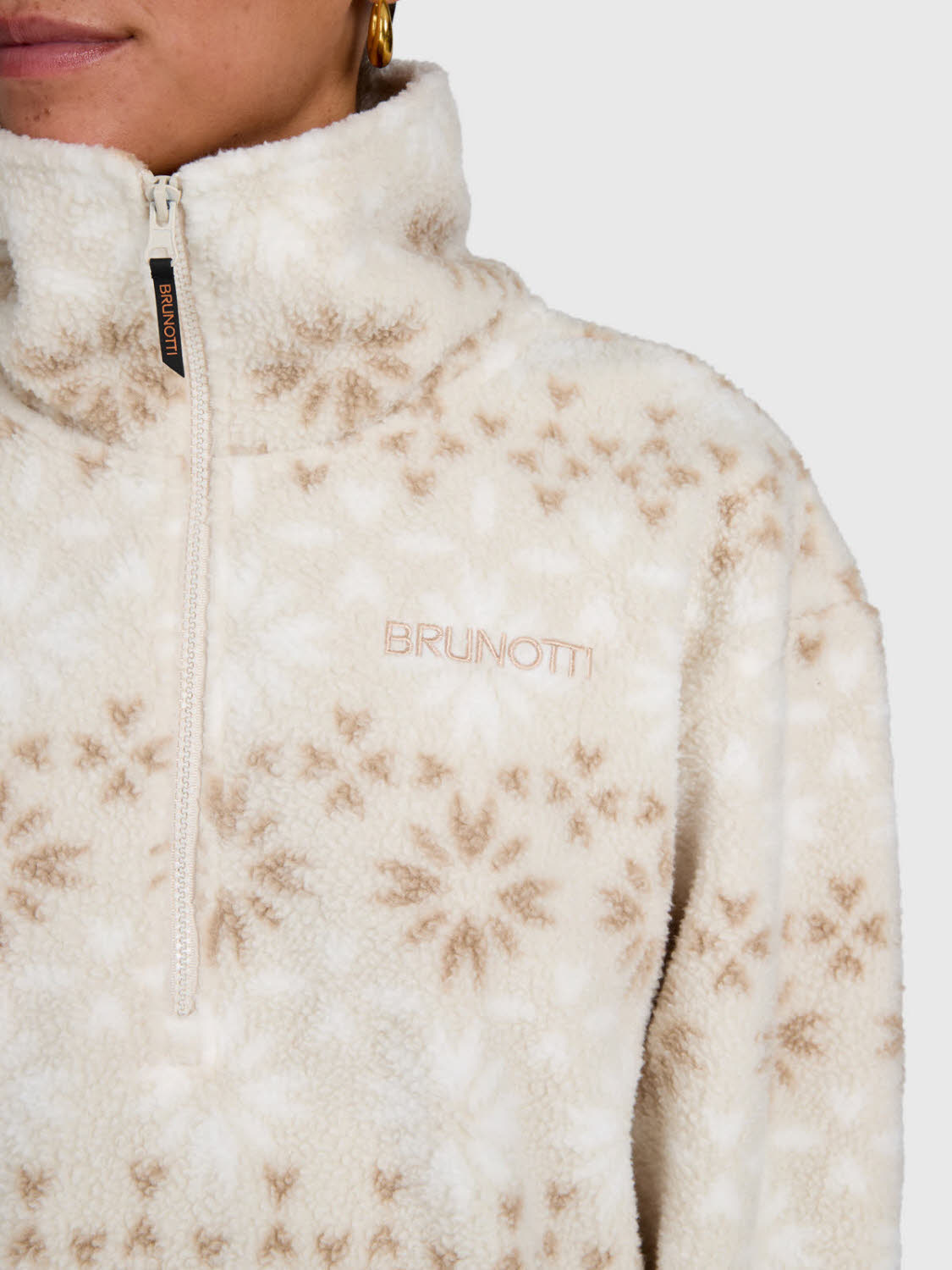 BRUNOTTI DA Rezan Urban Fleece Damen Fleecepulli grau