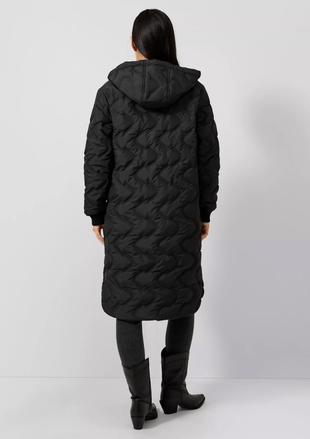 S.Oliver Damen Wintermantel Freizeitmantel schwarz