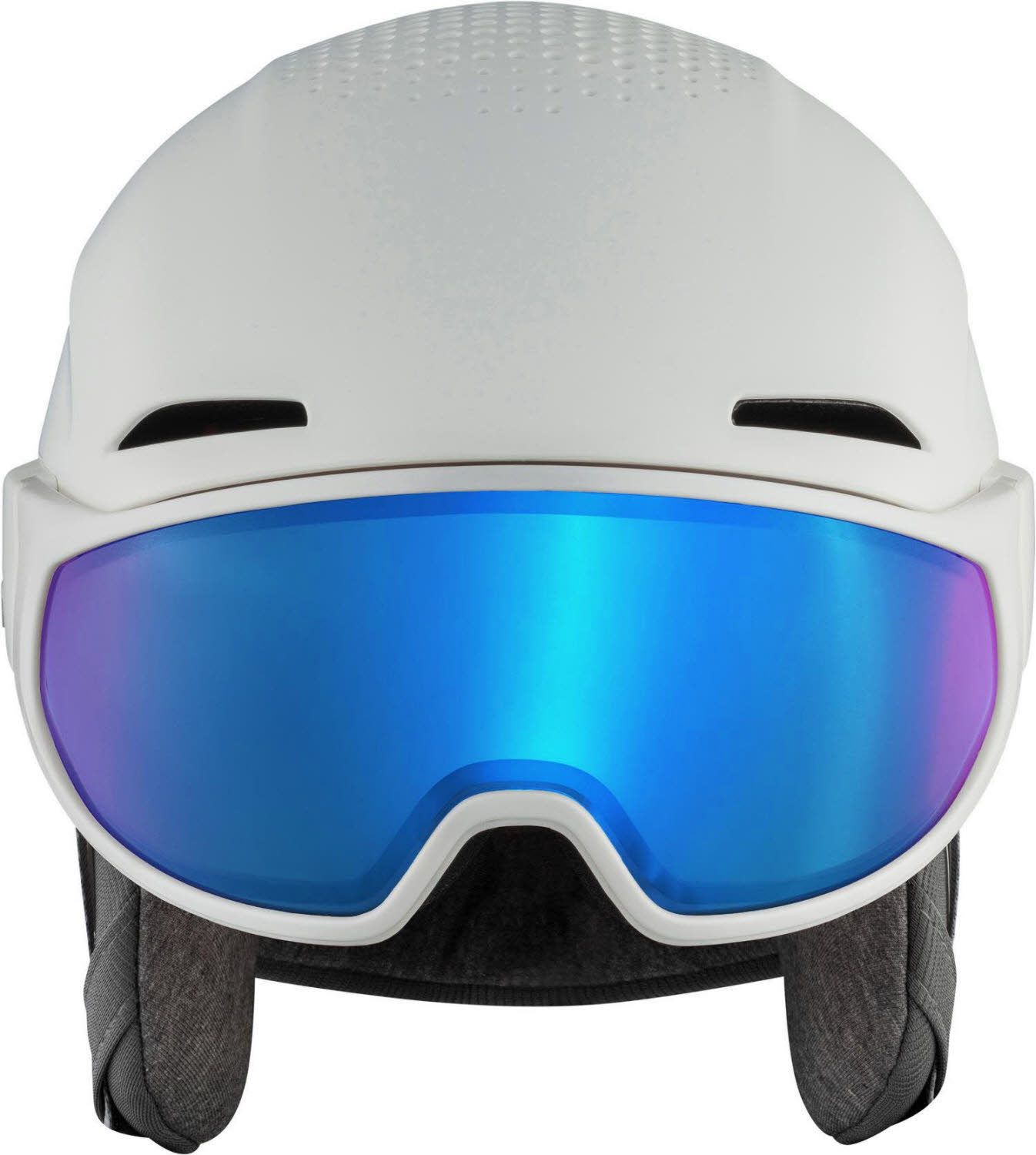 ALPINA DA ALTO Q-LITE white matt Erwachsenen Ski-/Snowboardhelm mit Visir weiß