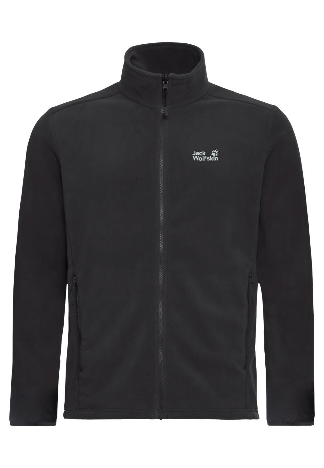 Jack Wolfskin TAUNUS 200 FZ Herren Fleecejacke Midlayer schwarz