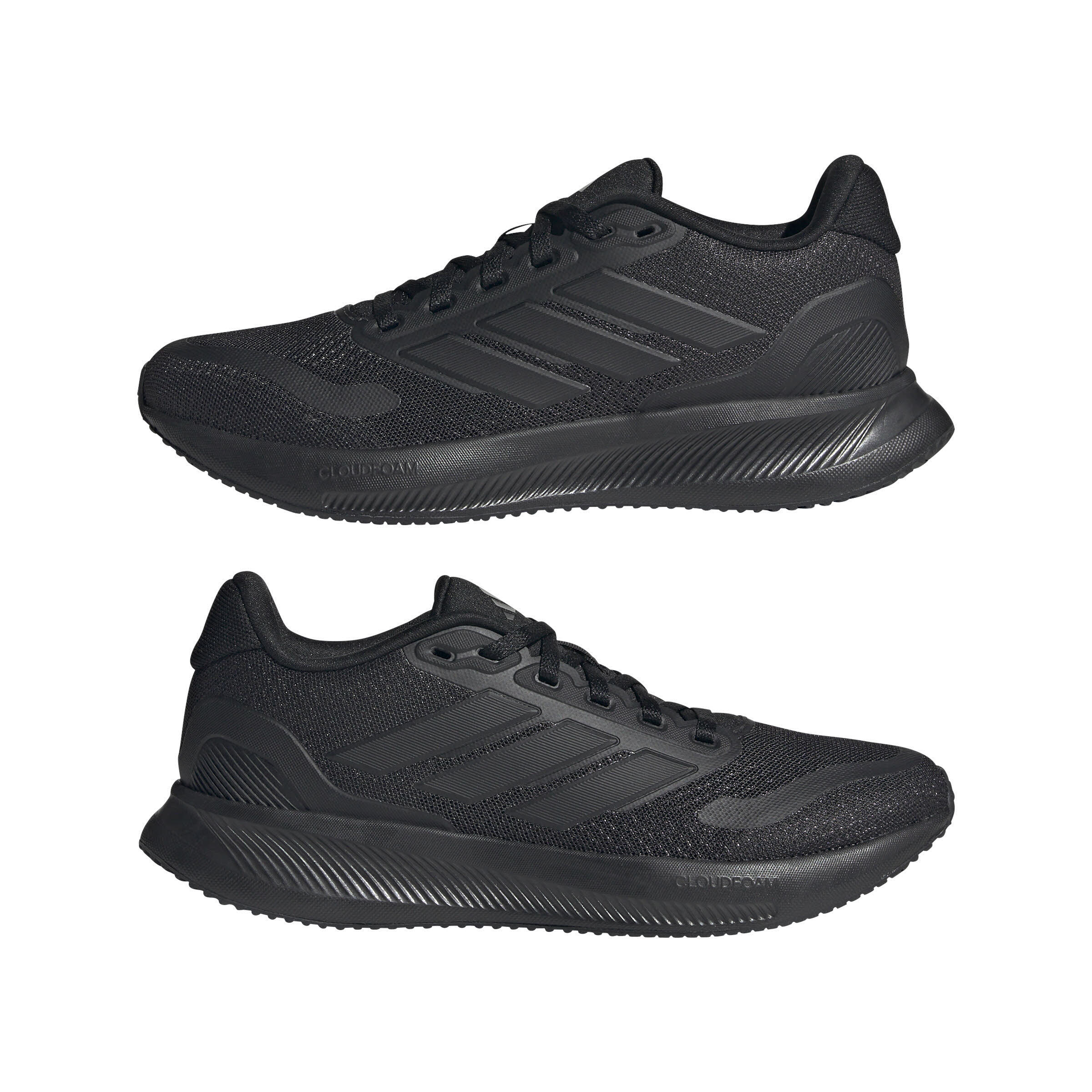 adidas RUNFALCON 5 Kinder Laufschuhe Sneaker Sportschuhe schwarz