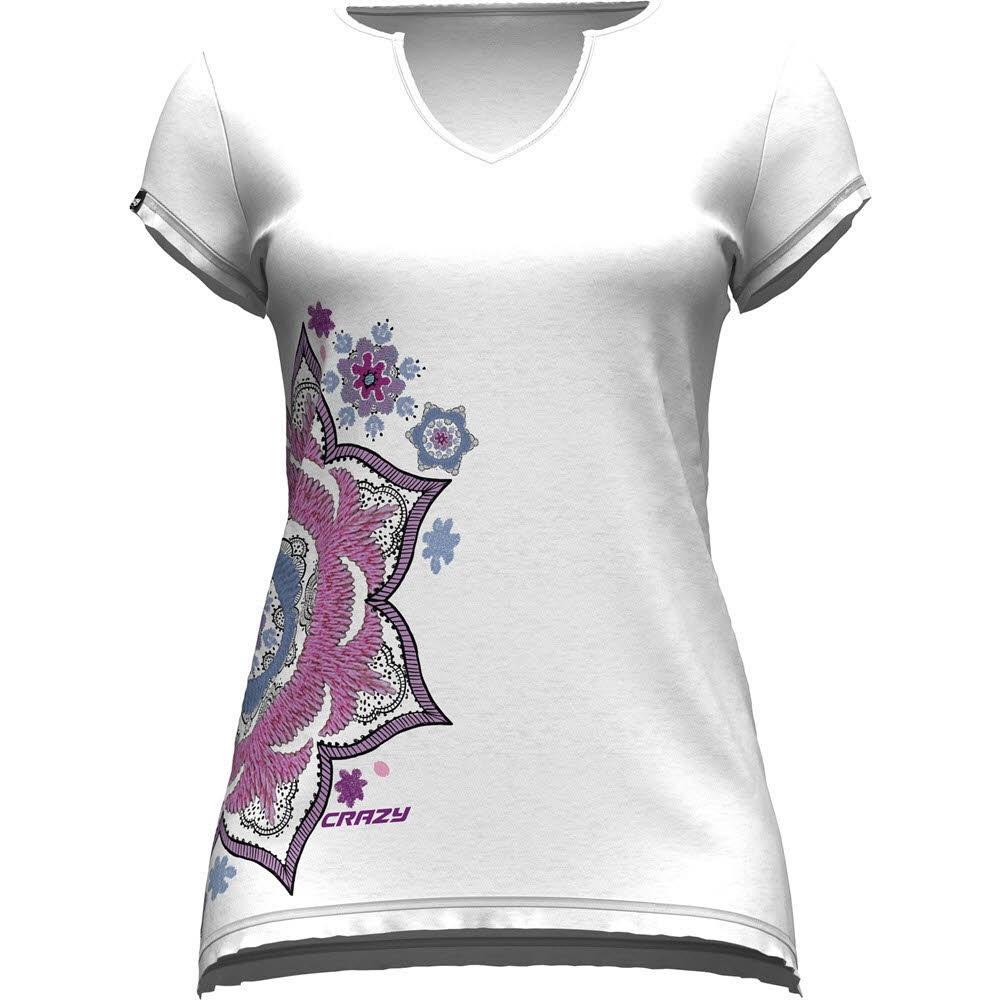 Crazy Idea SHIRT MANDALA Damen T-Shirt Freizeitshirt mandala