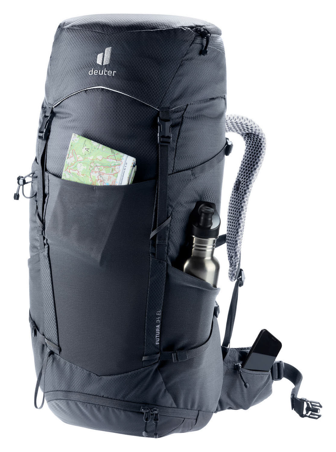 Deuter Futura 34 EL Herren Wanderrucksack Trekkingrucksack schwarz