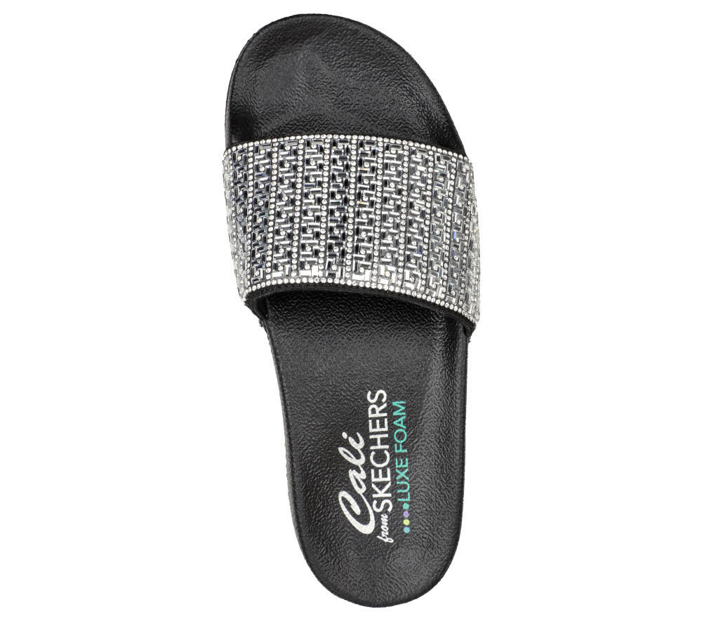 Skechers POP UPS - NEW SPARK Damen Sandalen schwarz