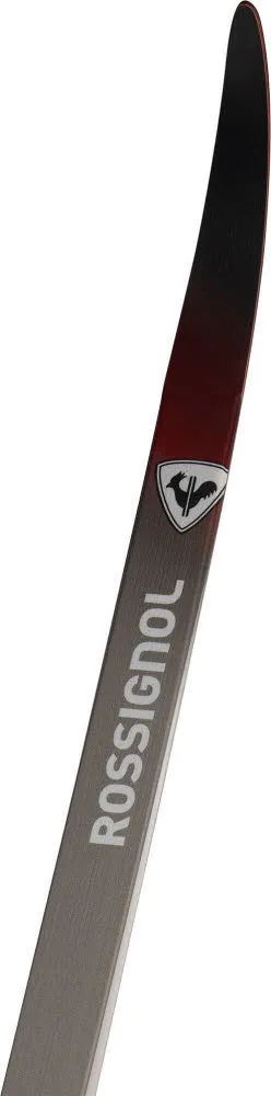 Rossignol DELTA SPORT R-SKIN Langlaufski Klassisch Fellski + Race Classic Bdg. grau/schwarz