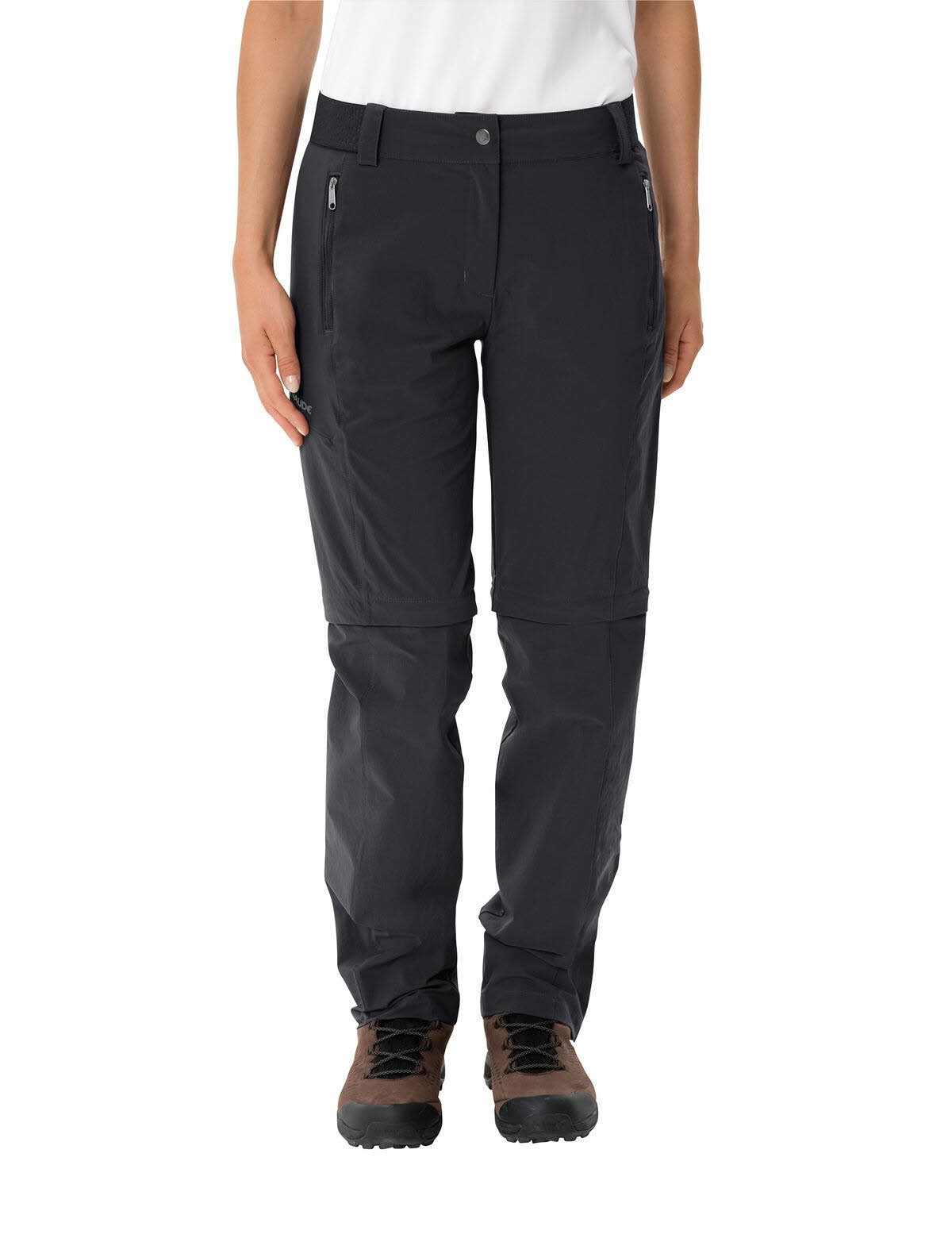 Vaude Wo Farley Stretch ZO T-Zip Pants II Damen Wanderhose Trekkinghose schwarz