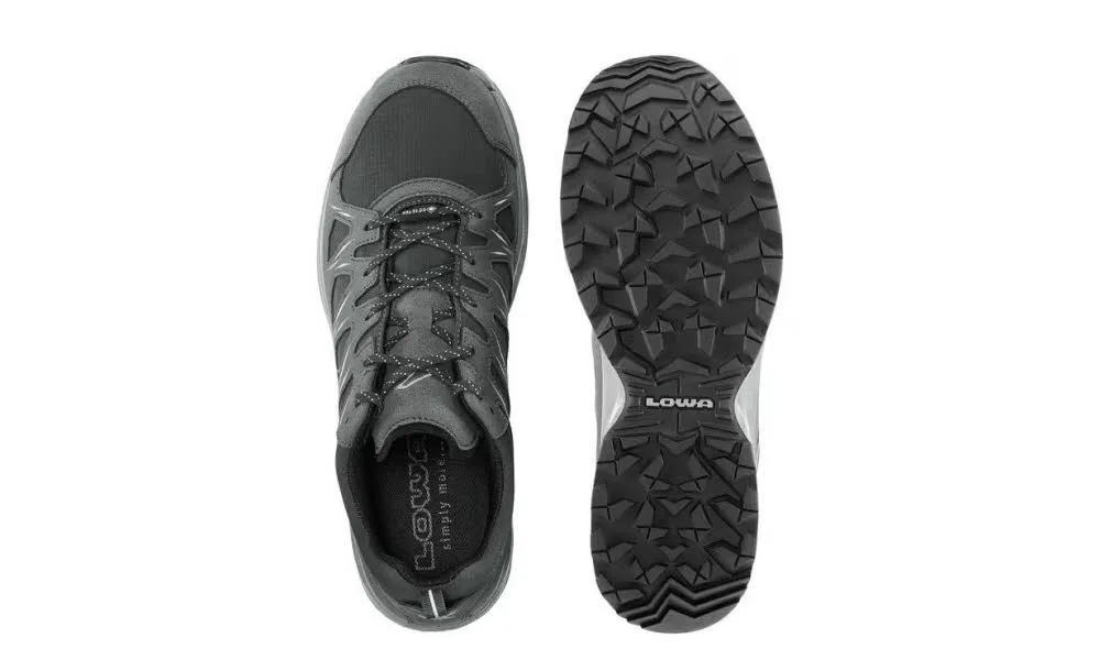 LOWA® INNOX EVO II GTX Herren Wanderschuhe Trekkingschuhe Low grau/grau