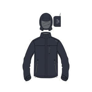 CMP Men Rain Jacket Zip Hood Herren Outdoorjacke Wanderjacke antracite NEU
