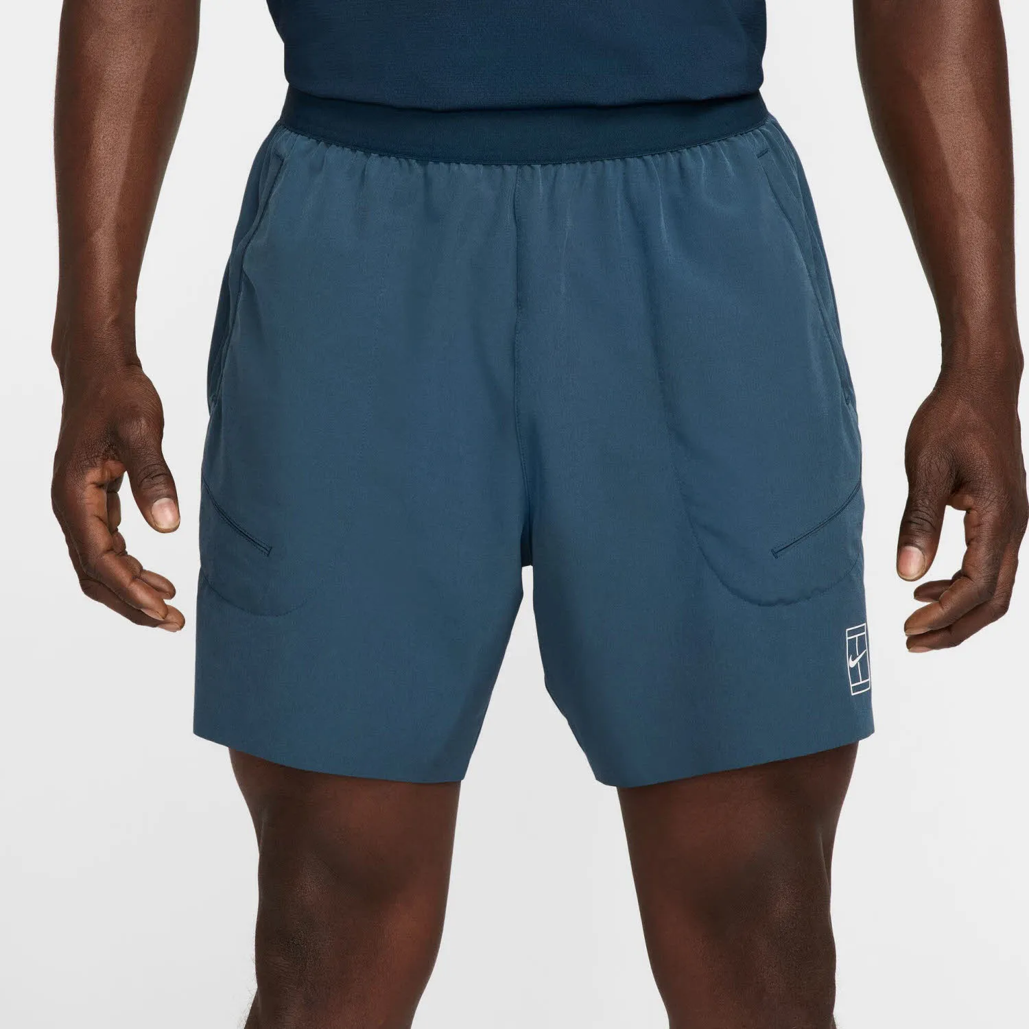 Nike M NKCT DF ADVTG 6IN SHORT Herren Tennisshorts blau