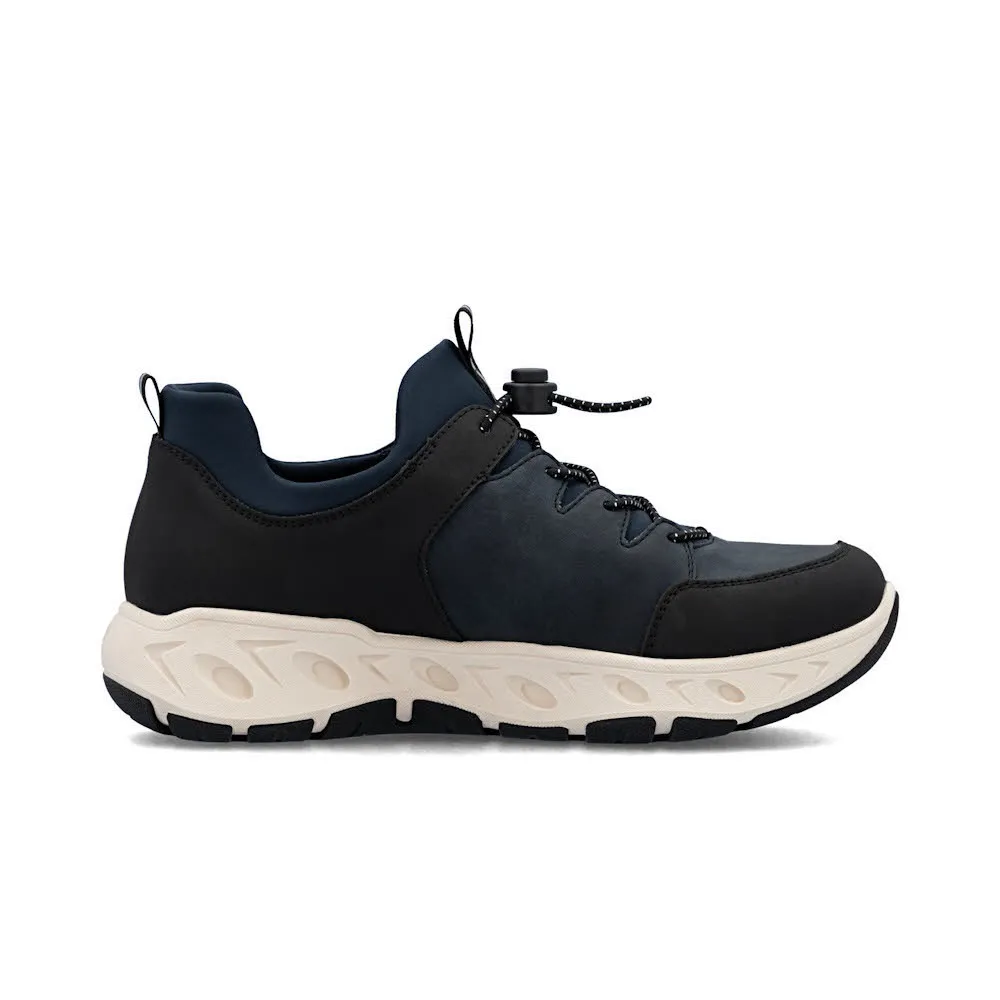 Rieker Damen Sneaker Low Halbschuhe dunkelblau