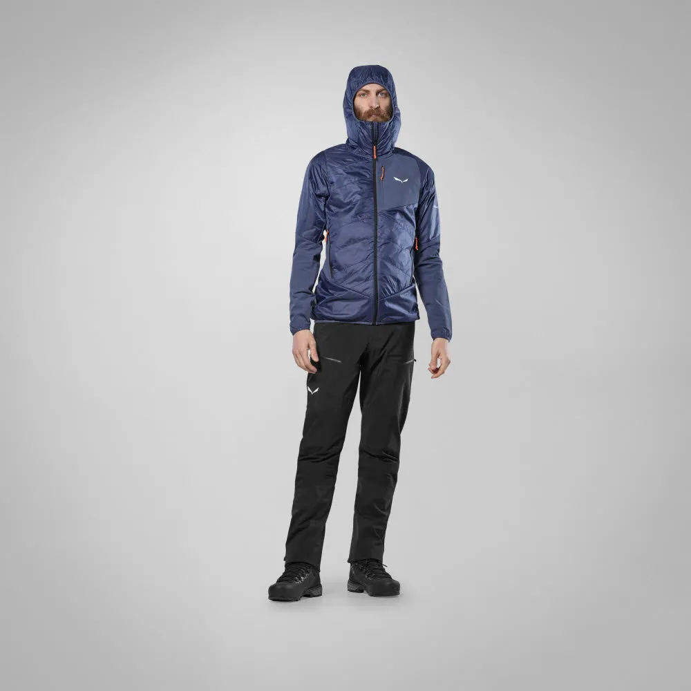 SALEWA Ortles Hybrid TirolWool Responsive Wanderjacke Herren blau