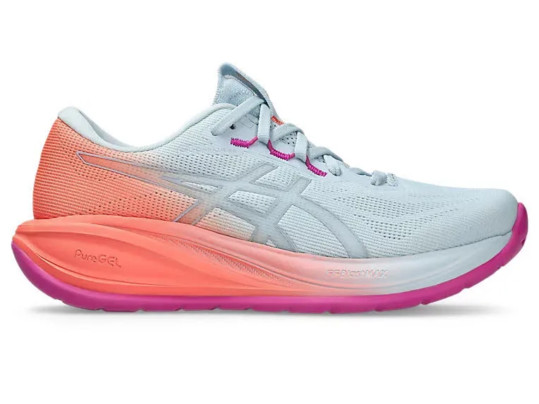 ASICS GEL-CUMULUS 28 Damen Laufschuhe Sky/Sun Coral