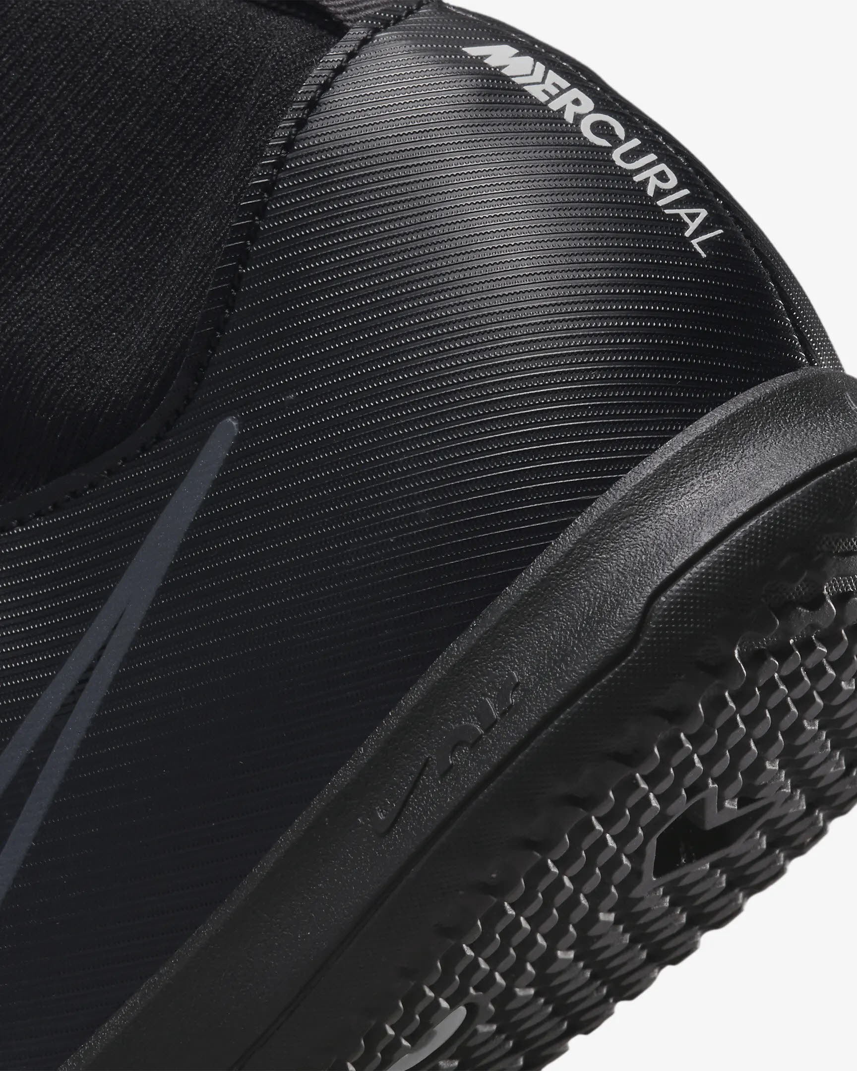 Nike Jr. Zoom Mercurial Superfly 9 Academy IC Fußballschuh Hallenschuh Hartplatz Kinder schwarz