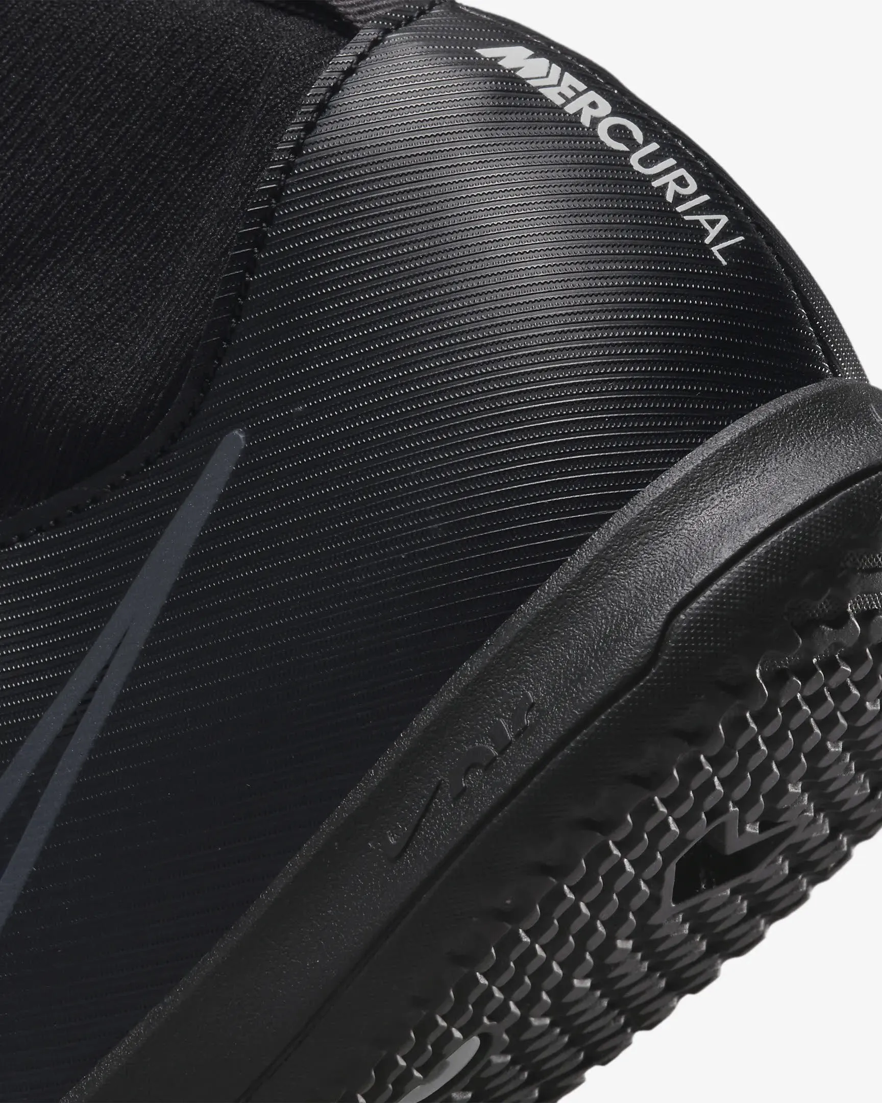 Nike Jr. Zoom Mercurial Superfly 9 Academy IC Fußballschuh Hallenschuh Hartplatz Kinder schwarz