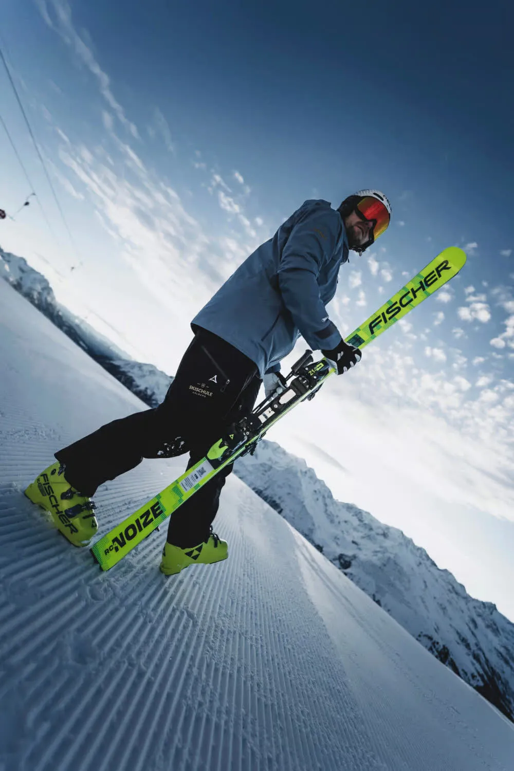 Fischer RC4 NOIZE + RC4 Z13 GW FF Racecaver Ski Experten 26/27 gelb