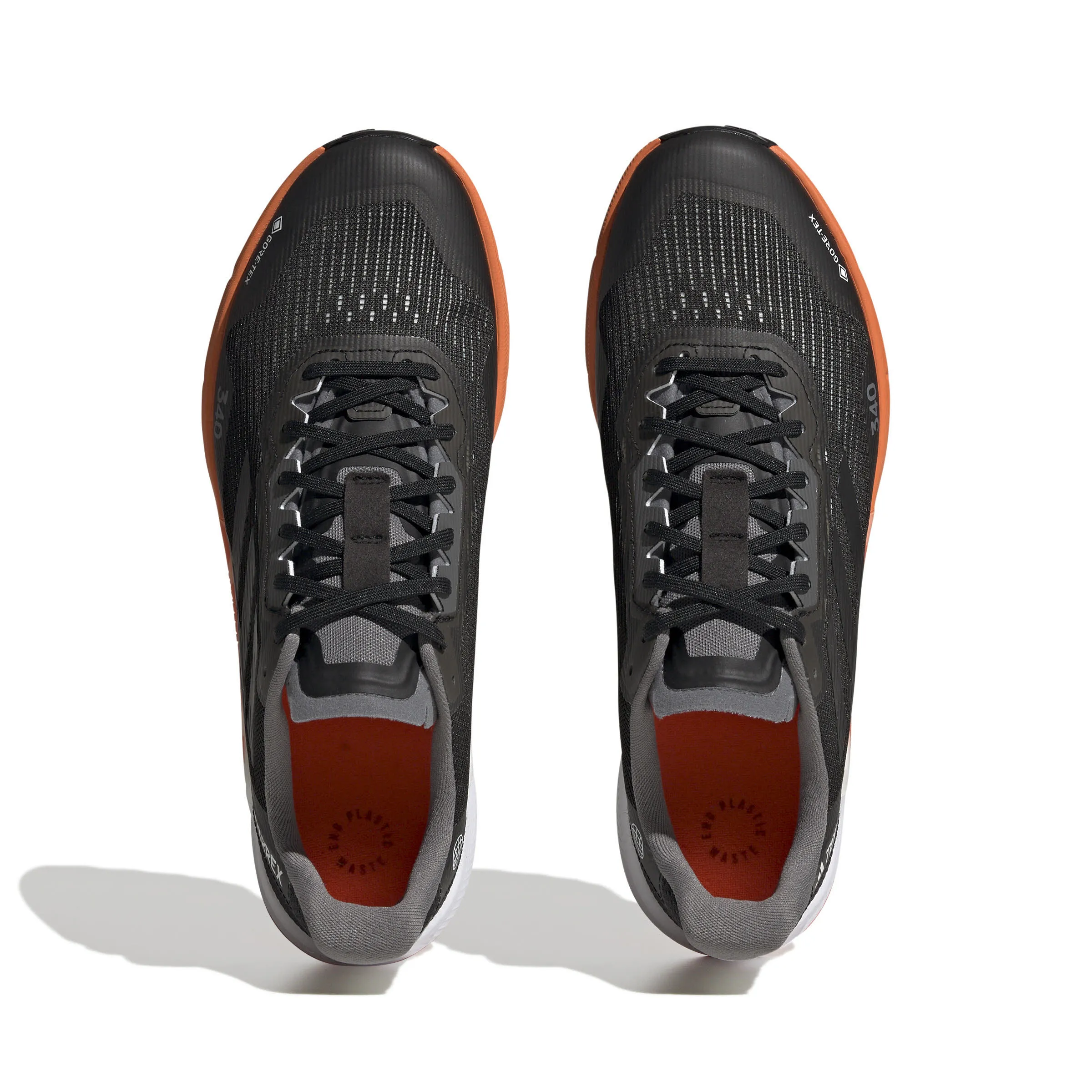 adidas Terrex Agravic Flow Herren Joggingschuhe Schwarz Weiß Orange
