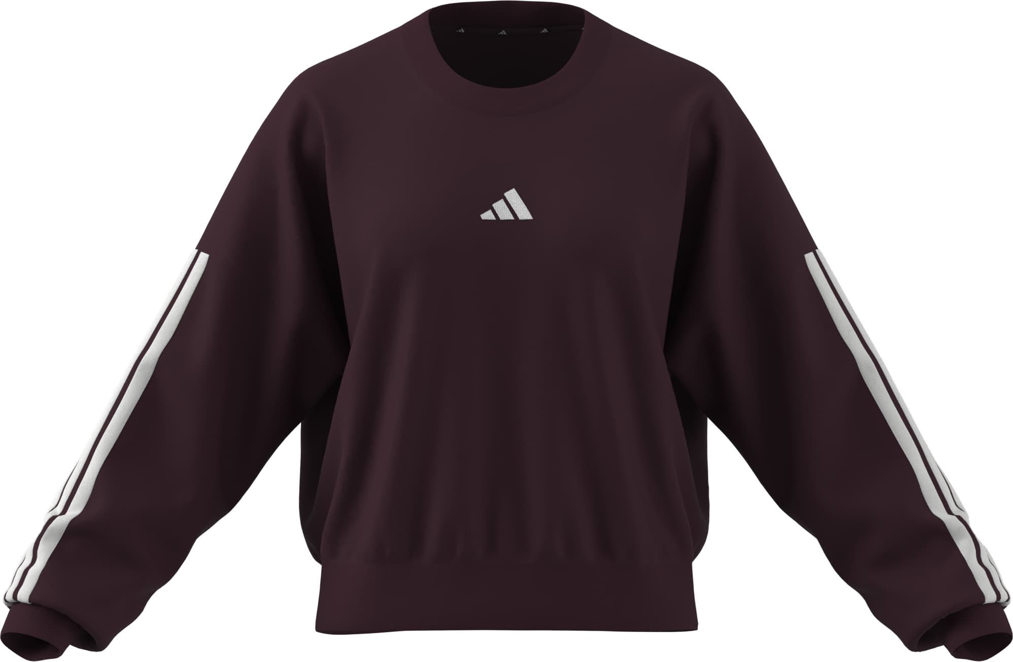 adidas W 3S FT SWT Damen Sweatshirt schwarz