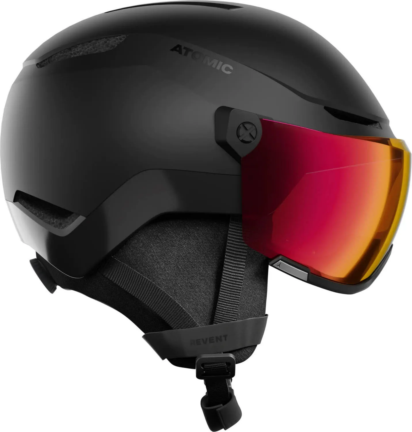 Atomic REVENT VISOR PHOTO Unisex Skihelm Visierhelm schwarz
