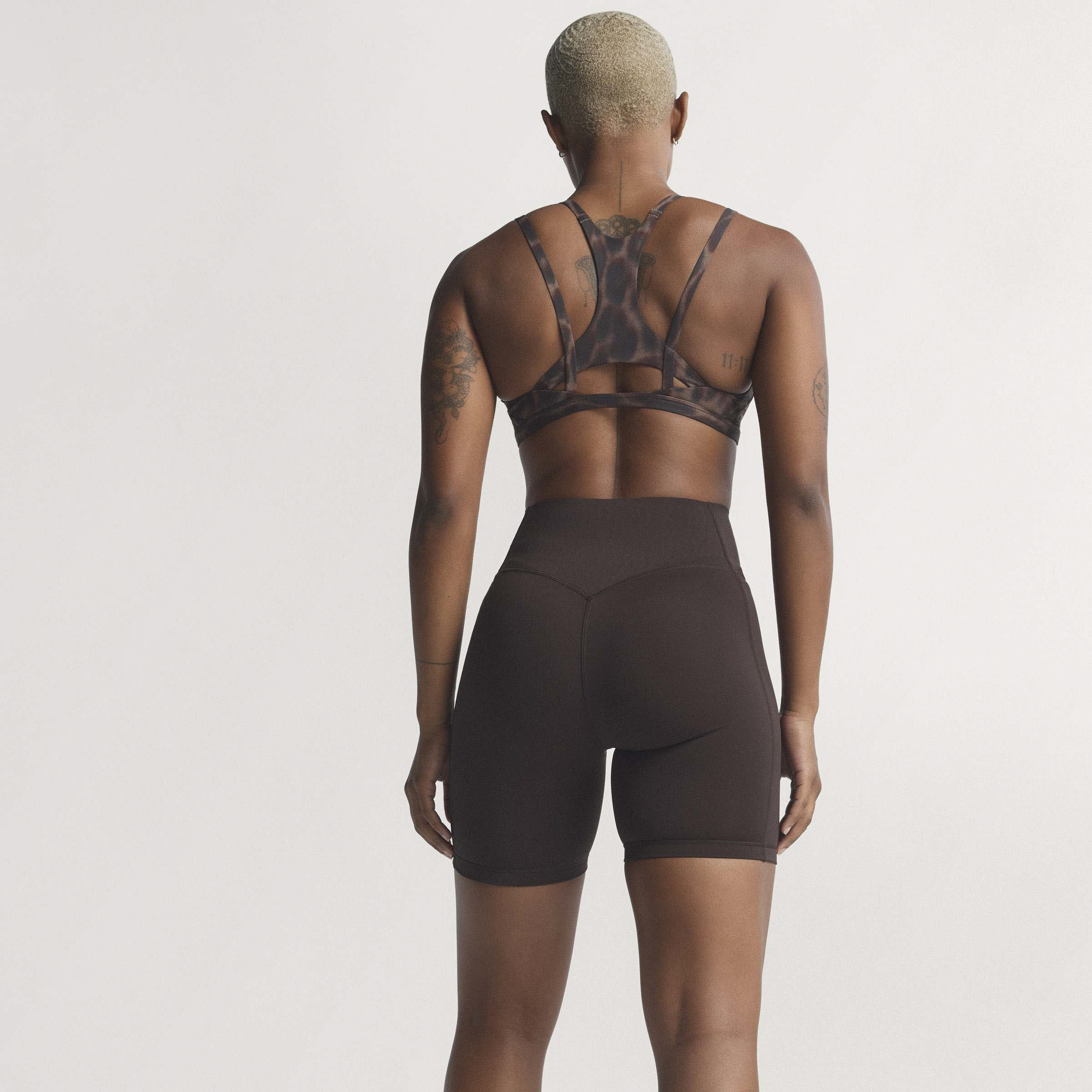 Adidas Optimé Short Leggings Damen Fitnessshorts braun