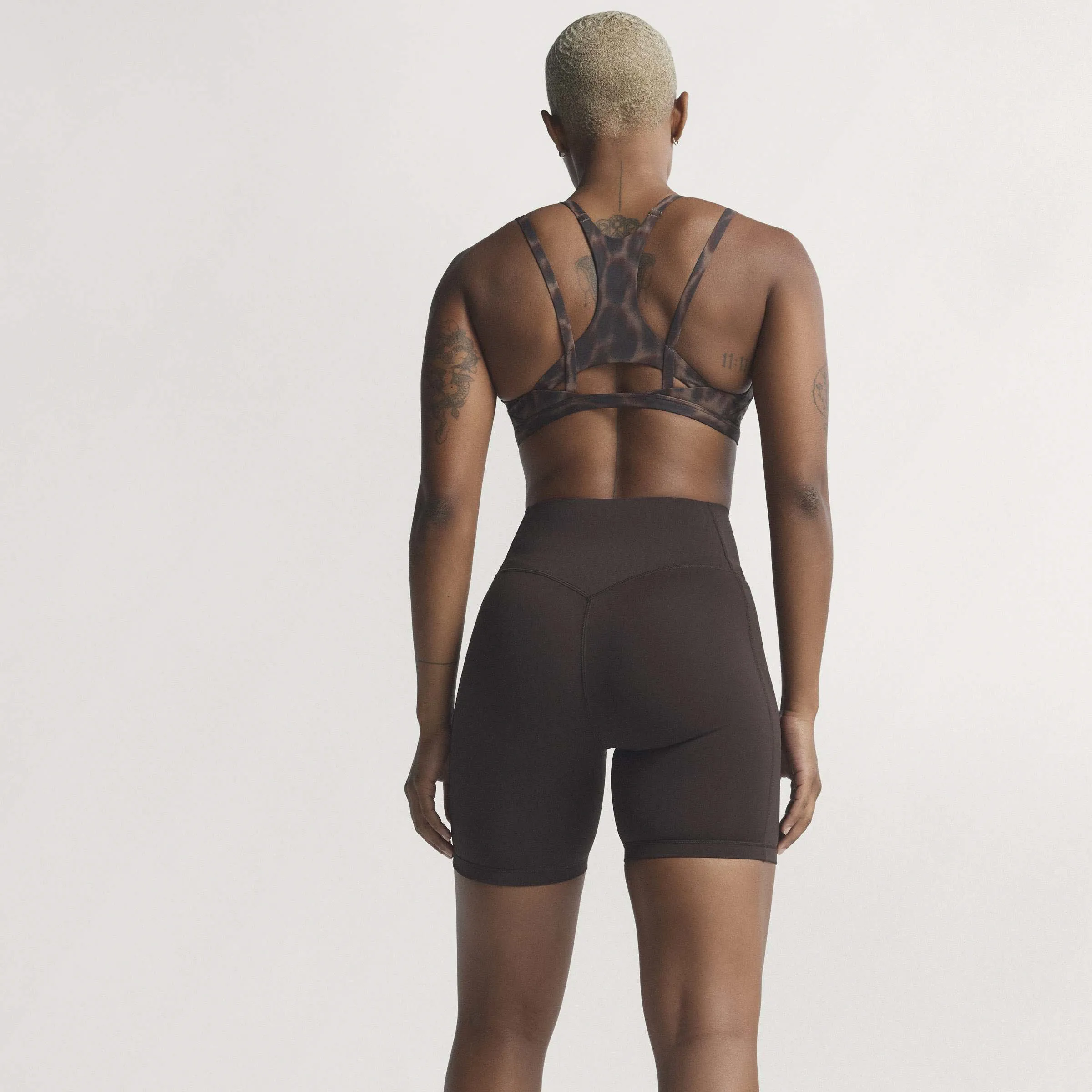 Adidas Optimé Short Leggings Damen Fitnessshorts braun